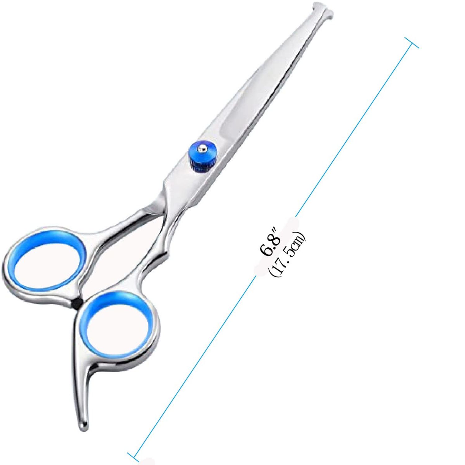 Dog Grooming Scissors,Pet Hair Scissors with Safety Round Tips Heavy Duty Titanium Stainless Steel Professional Dogs Cats Pets Grooming Shears