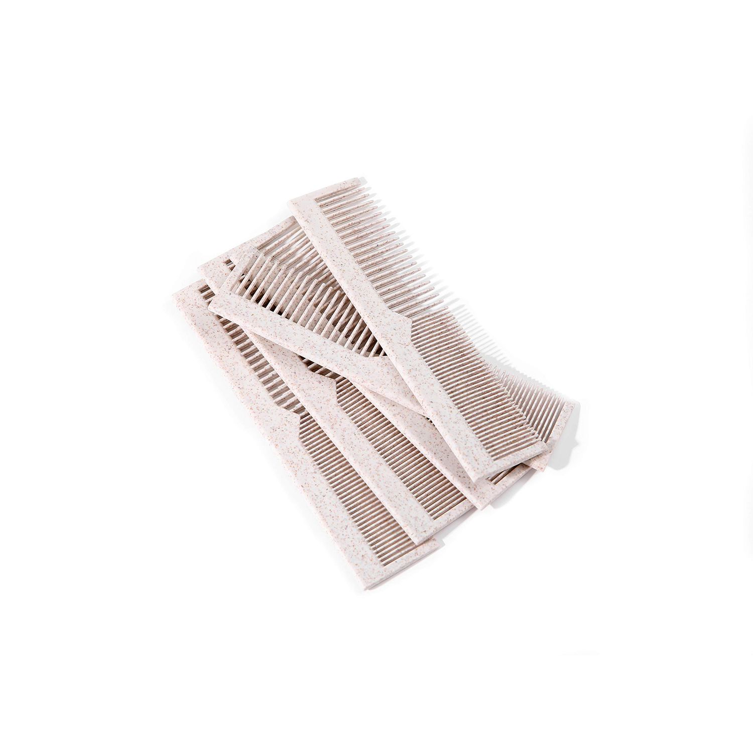 Bleeker and Rowe 100% Biodegradable Combs - Individually wrapped - Environmentally Eco Friendly Bulk Pocket Pet Dog Grooming Hair Lice Combs - Perfect for Macrame (Pack of 15)