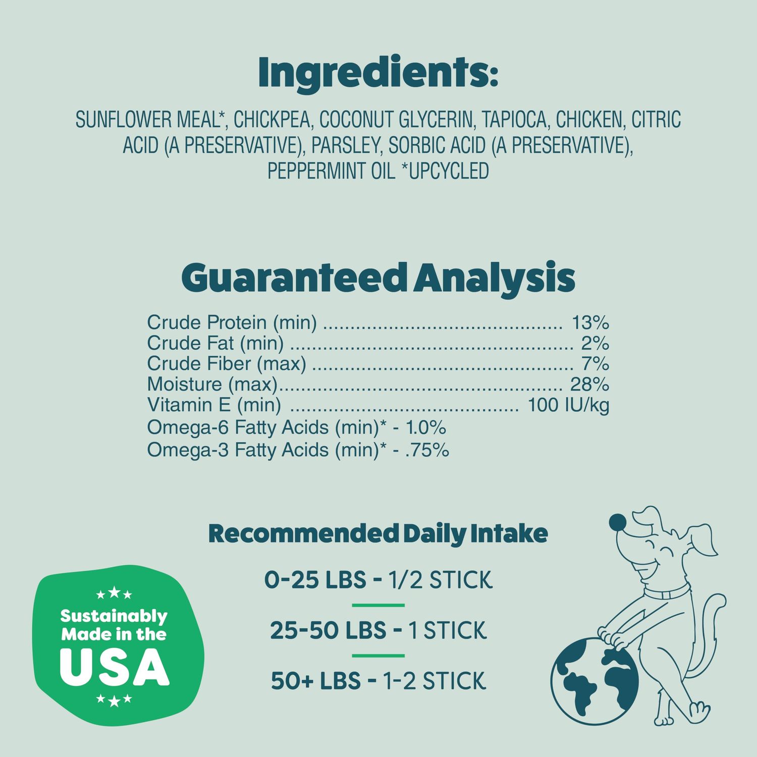 Shameless Pets Dental Treats for Dogs, A Cluck A Day - Healthy Dental Sticks with Digestive Support for Teeth Cleaning & Fresh Breath - Dog Bones Dental Chews Free from Grain, Corn & Soy