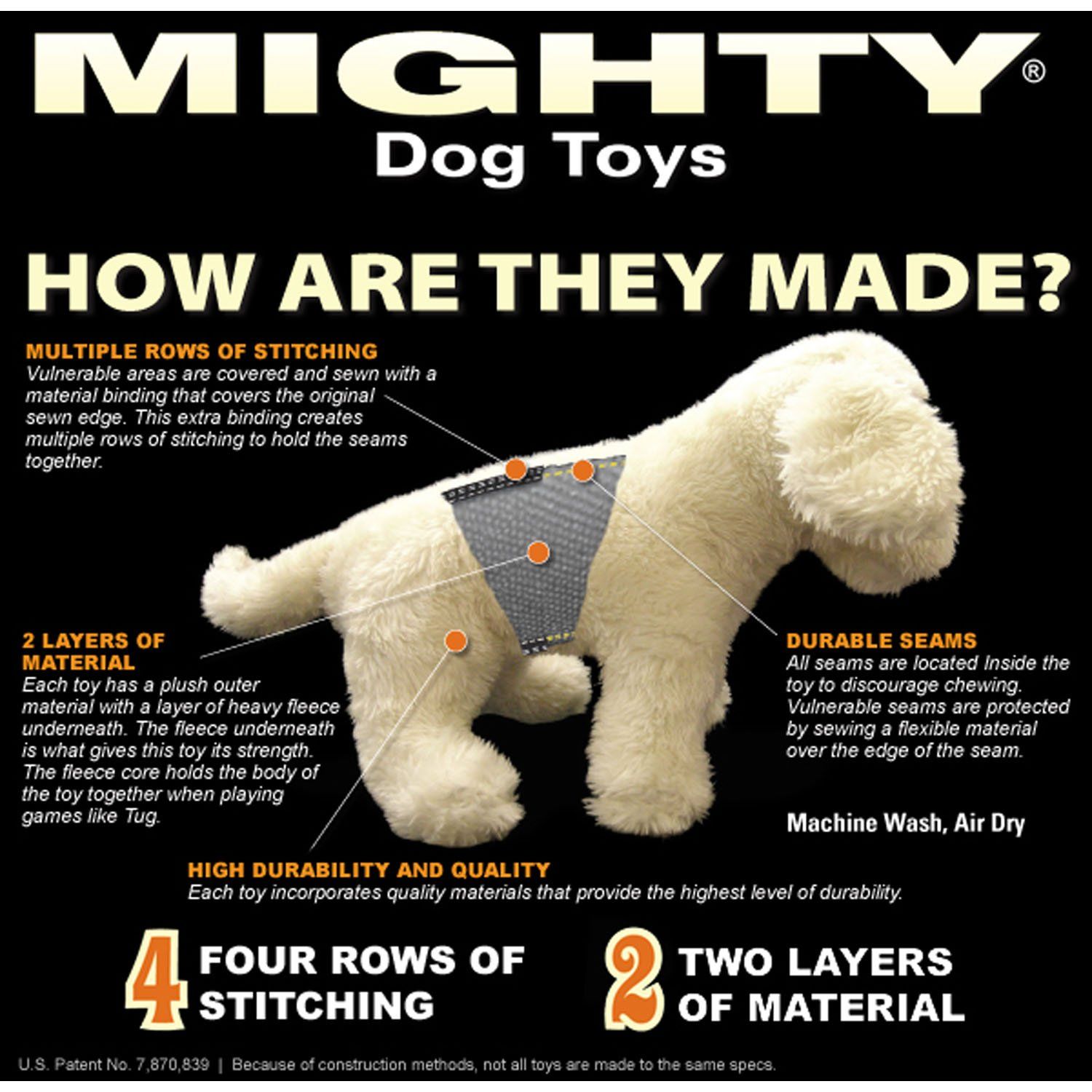 MIGHTY Nature Dog Toy