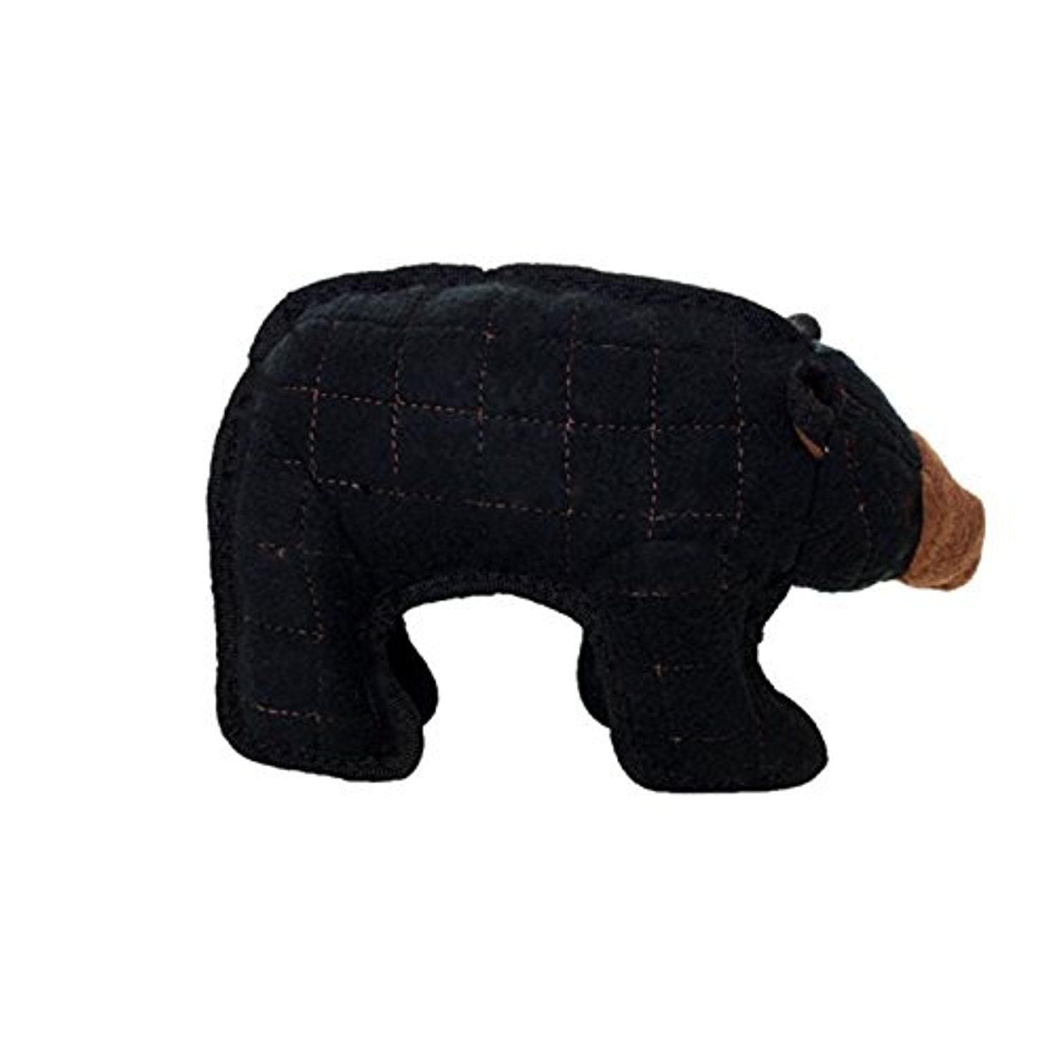TUFFY - World's Tuffest Soft Dog Toy - Zoo Junior Bear - Squeakers - Multiple Layers. Made Durable, Strong & Tough. Interactive Play (Tug, Toss & Fetch). Machine Washable & Floats