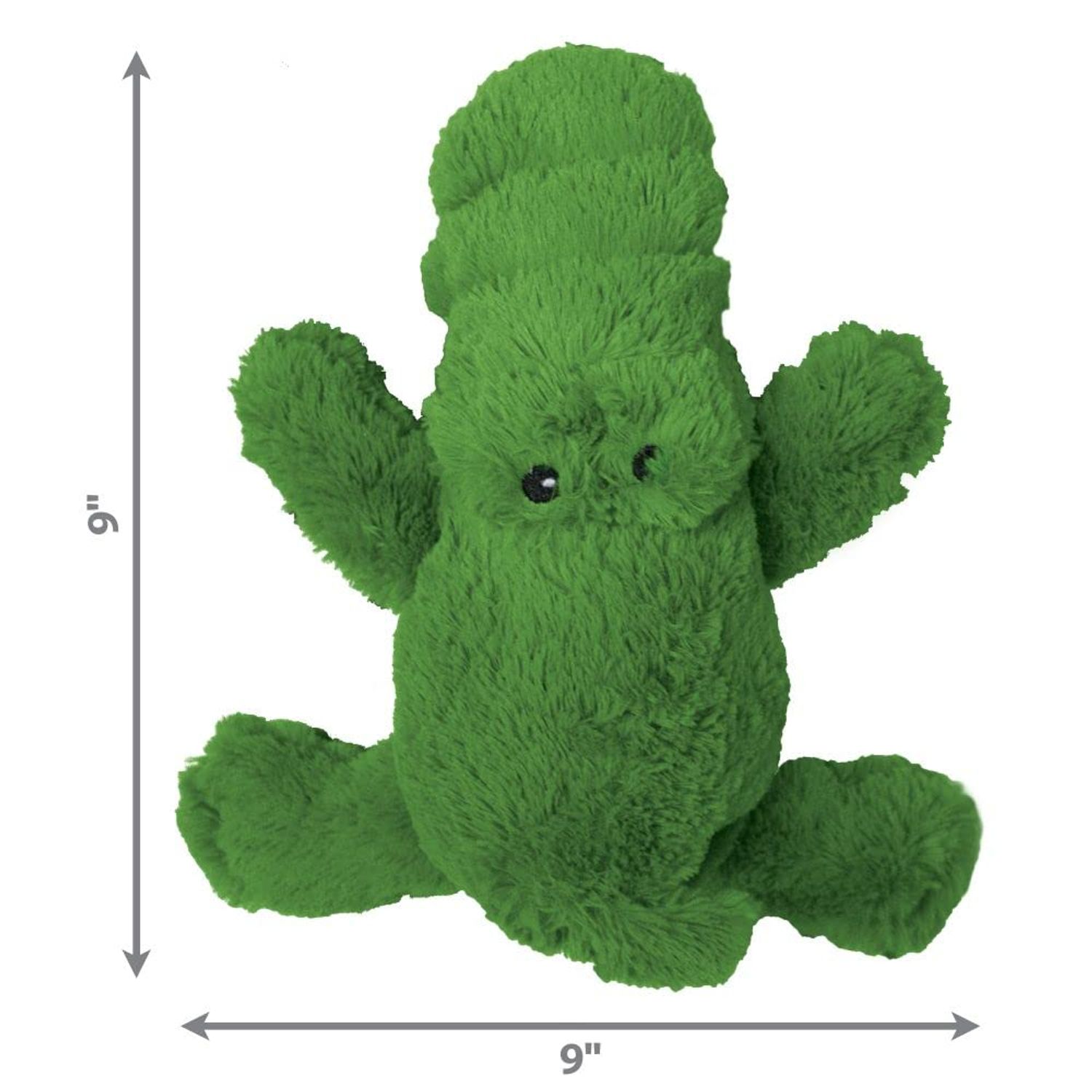 KONG - Cozie Ali Alligator - Indoor Cuddle Squeaky Plush Dog Toy - for Medium Dogs