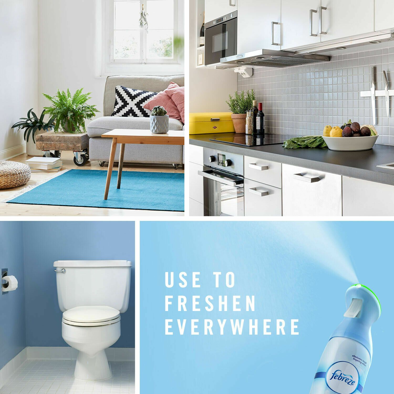 (2-Pack) Febreze AIR ~ PET ODOR ELIMINATOR 100% Natural Water Based Fresh Scent