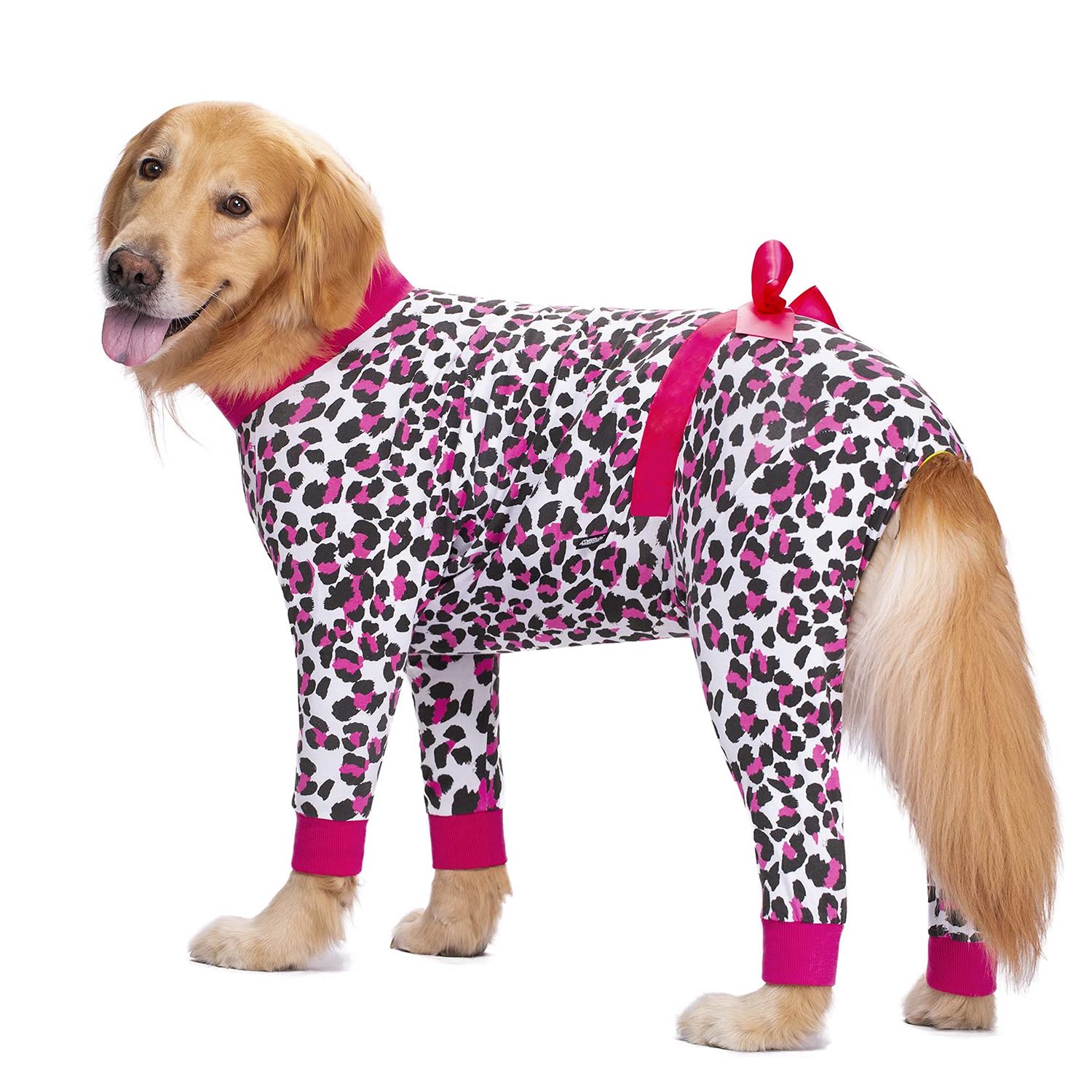 Halloween Dog Pajamas for Large Medium Dogs,Dog Costumes Clothes Dog Onesies Shirt,Stretchable Dog Pajamas Onesie Dog Apparel Dog Pjs Dog Jumpsuit Clothes Apparel Dog Recovery Suit