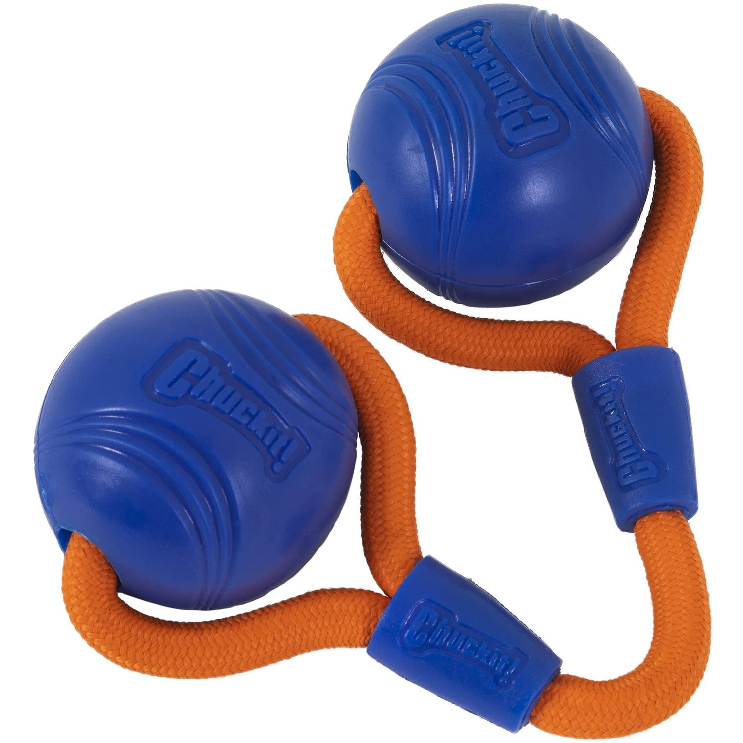 Chuckit! Crunch Ball Dog Toy, Medium, Duo Tug, for All Breed Sizes