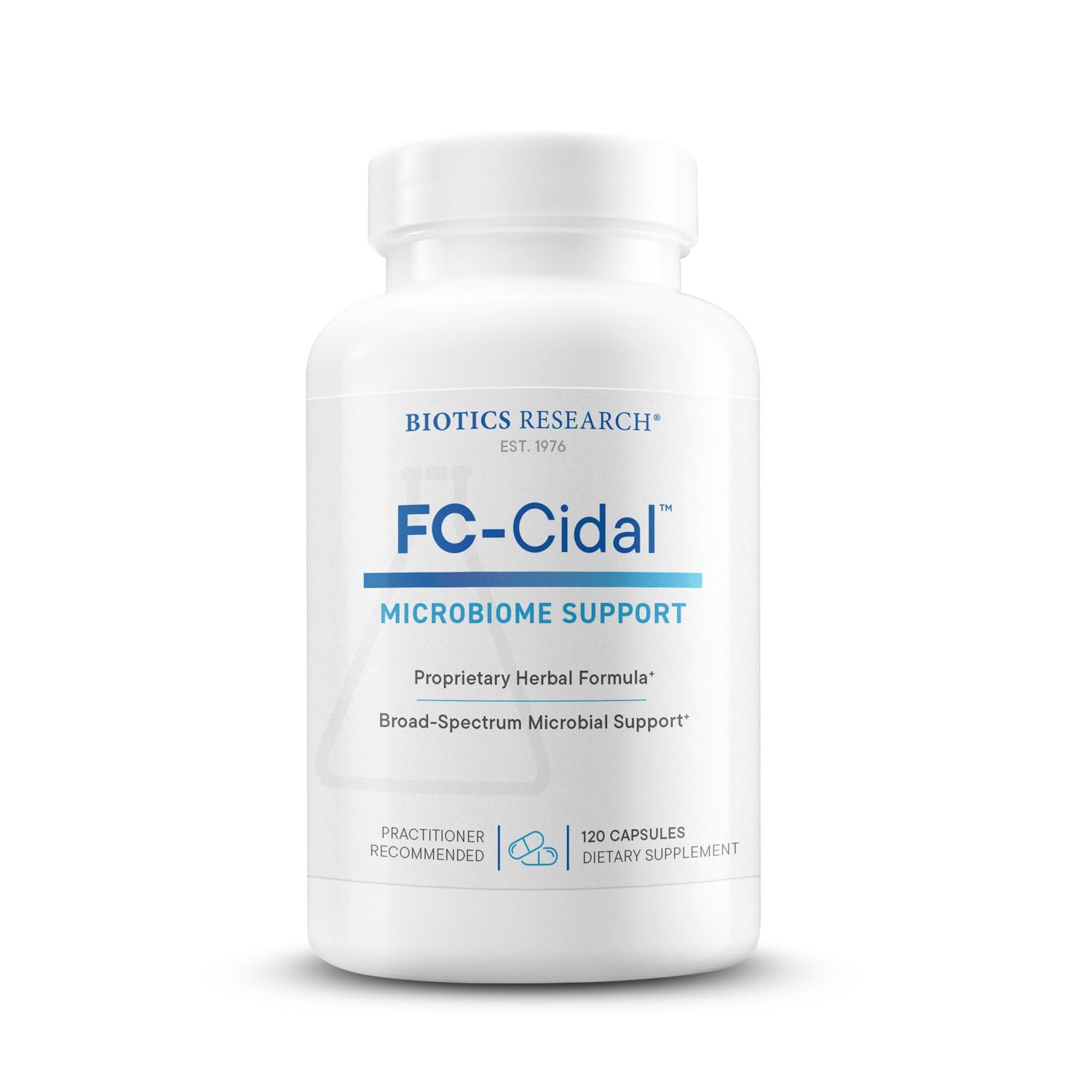 Biotics Research FC Cidal Herbal Supplement 120 Capsules