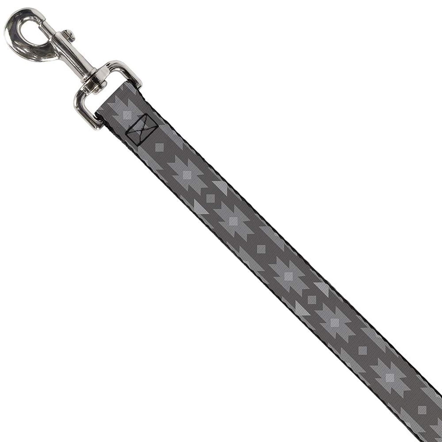 Buckle-Down Pet Leash - Navajo Grays - 6 Feet Long - 1" Wide