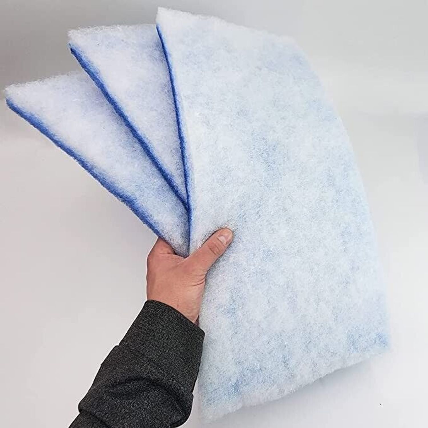 10-FT ROLL BLUE BONDED AQUARIUM FILTER MEDIA PAD 12" X 120" FILTER FIBER FLOSS