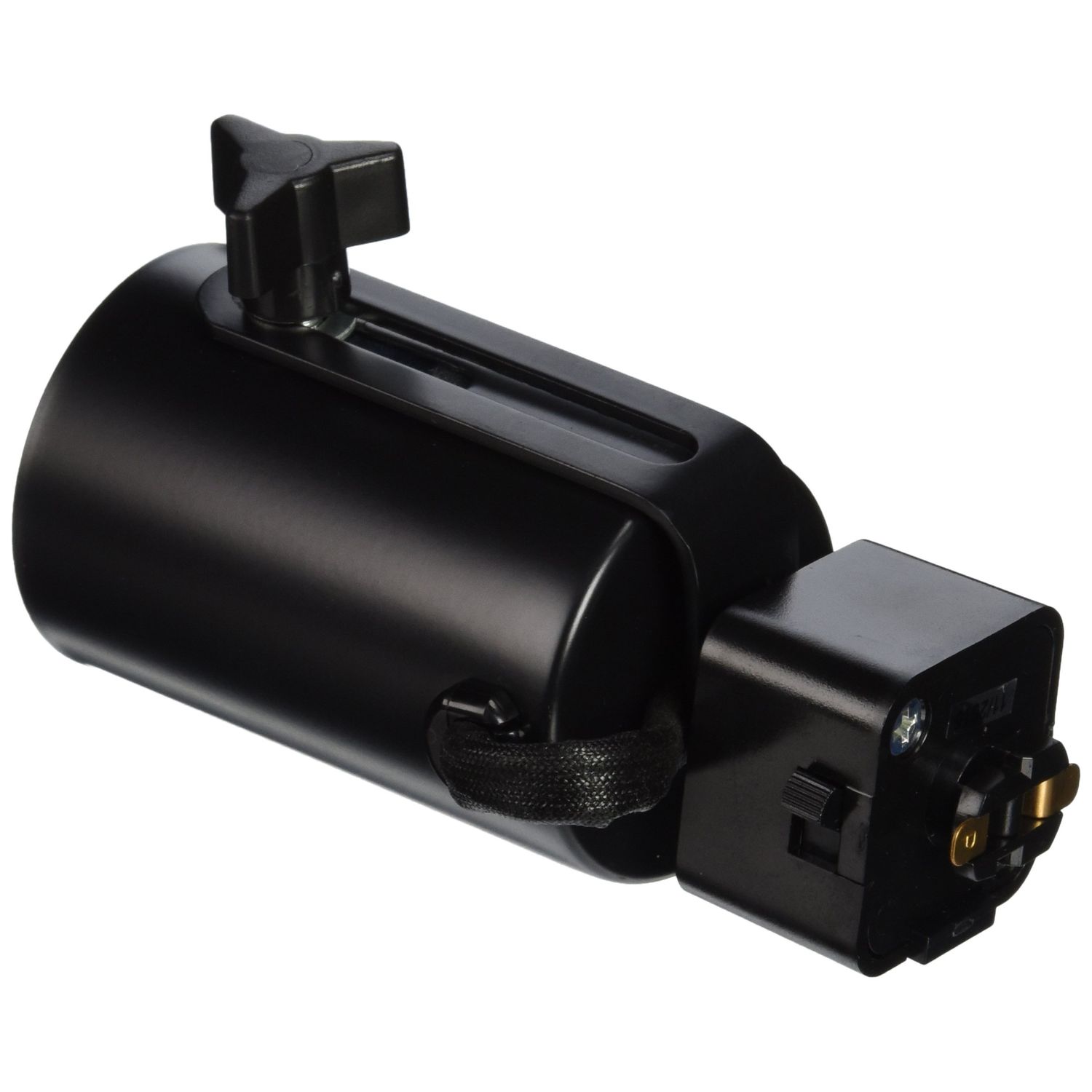 Juno Lighting Group T691BL Incandescent Mini-Swivel Track Light, Black Finish