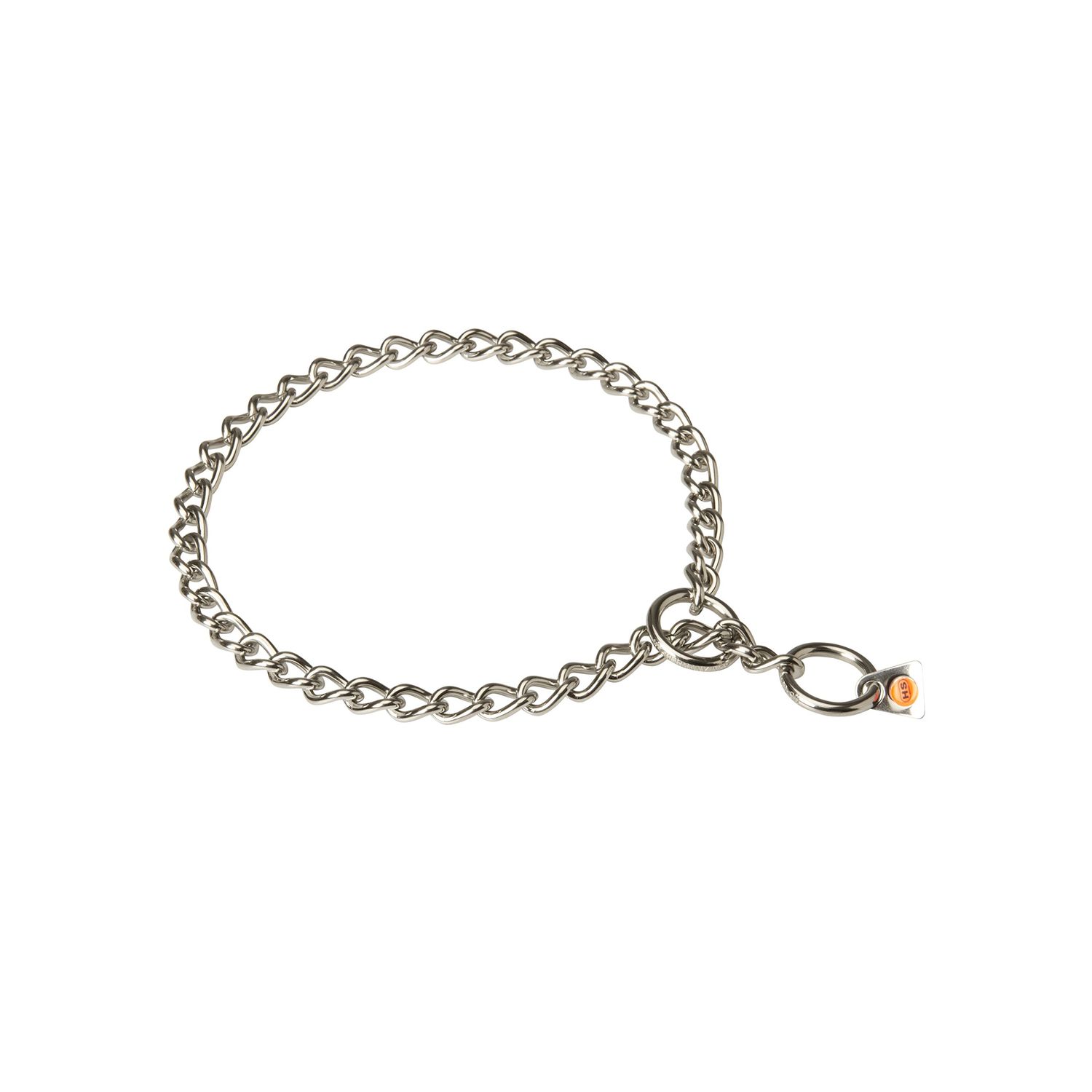 Herm Sprenger Stainless Steel Dog Collar - Label 1/9 inch (3 mm) - Size 22 inch (55 cm) for Dogs with Neck Size of 19-20 inch (48-50 cm)