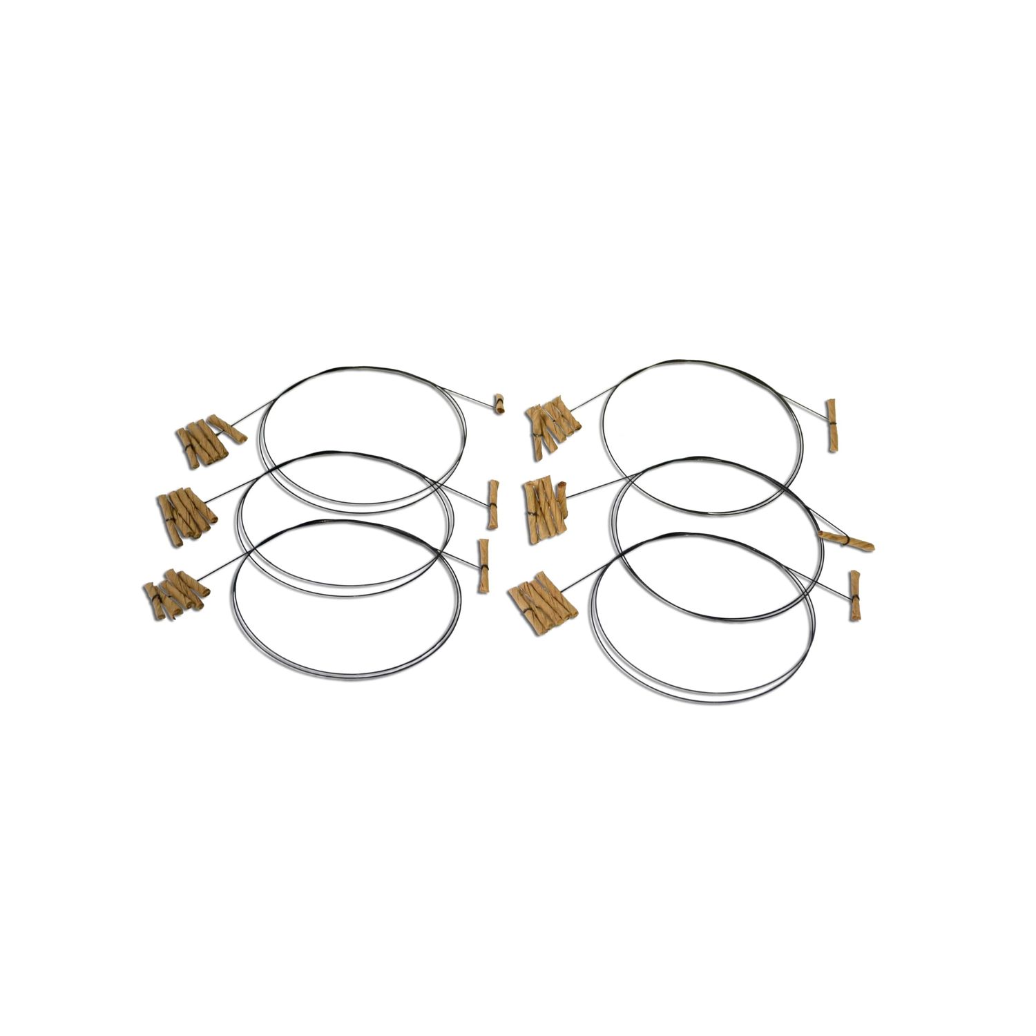 Cat Dancer Interactive Cat Toy - Fun and Fitness for Your Furry Friend - Engaging Paper Roll Attached with 30 Inches Flexible Spring Steel Wire for Playful Cats – 6 Pack