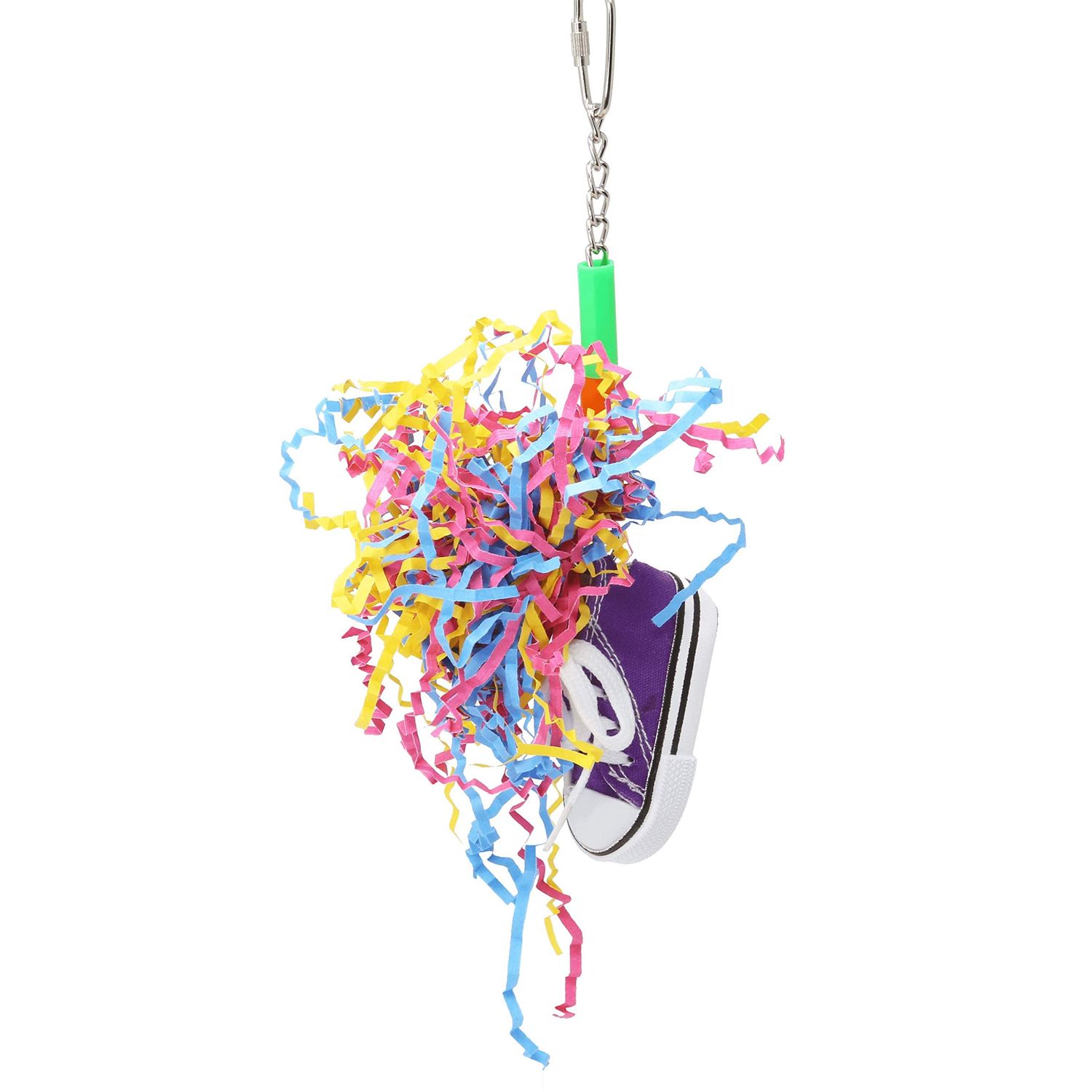 Bonka Bird Toys 1717 Shoo Shred Bird Toy Parrot Craft cage Cages Cockatiels Budgies parrotlets. Quality Product Hand Made in The USA.