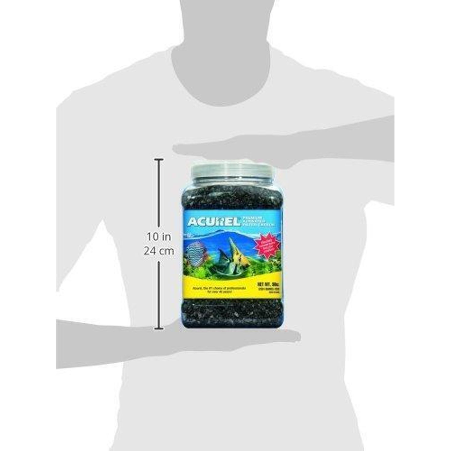 Acurel LLC Premium Activated Filter Carbon Aquarium and Pond Filter Accessory,