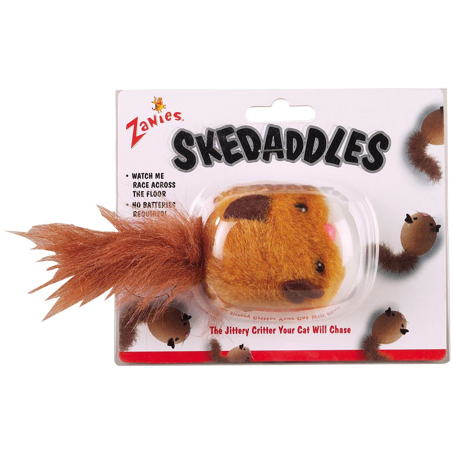 Zanies Skedaddle Squirrel Cat Toys