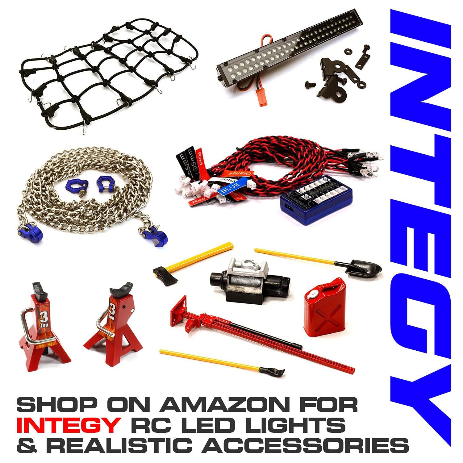Integy Upgrades for Element RC, Essentials Aluminum Upgrade Set B for 1/10 Enduro Sendero