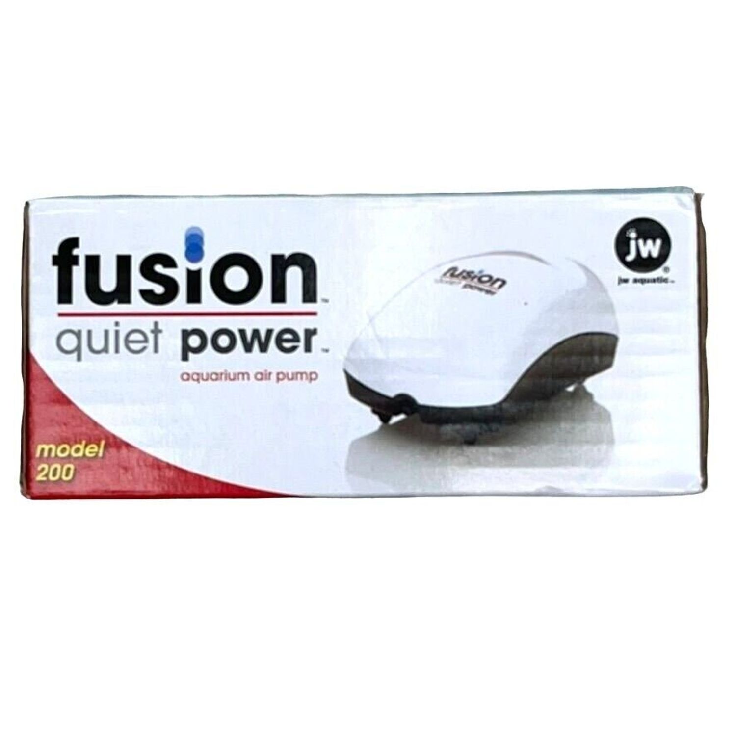 NEW JW Aquatic Fusion Quiet Power Model 200 Aquarium Air Pump NIB