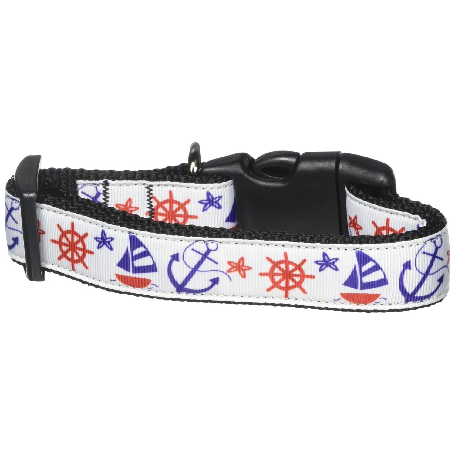 Mirage Pet Products Anchors Away Dog Collar, Medium