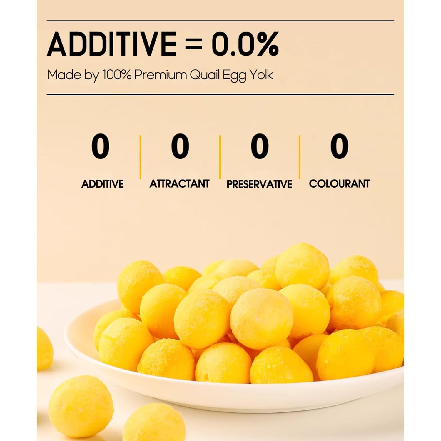 BNYEE Freeze Dried Quail Egg Yolk for Cat and Dog Treats - Wholesome & Delicious Snacks for Training (7OZ)