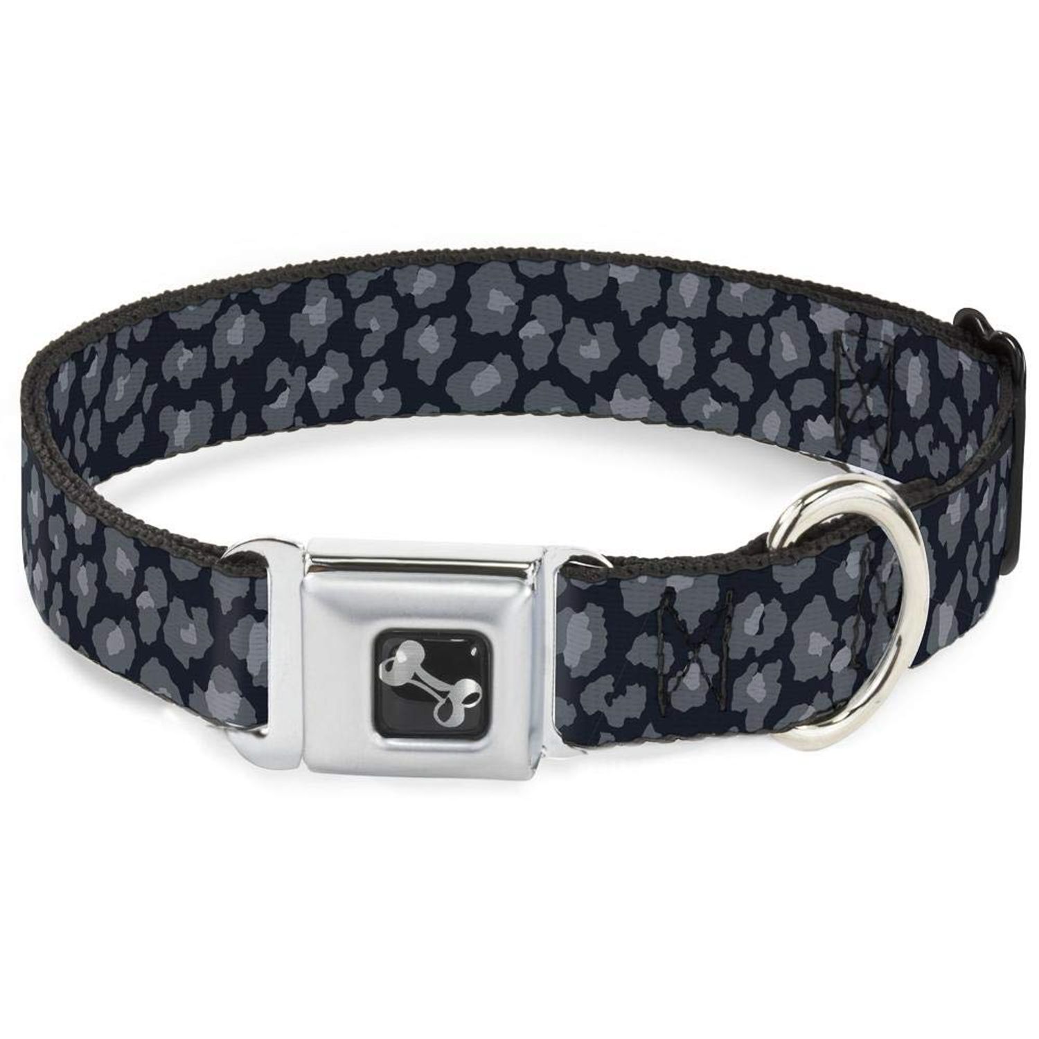 Dog Collar Seatbelt Buckle, 1.5" Wide - Fits 16-23" Neck - Medium