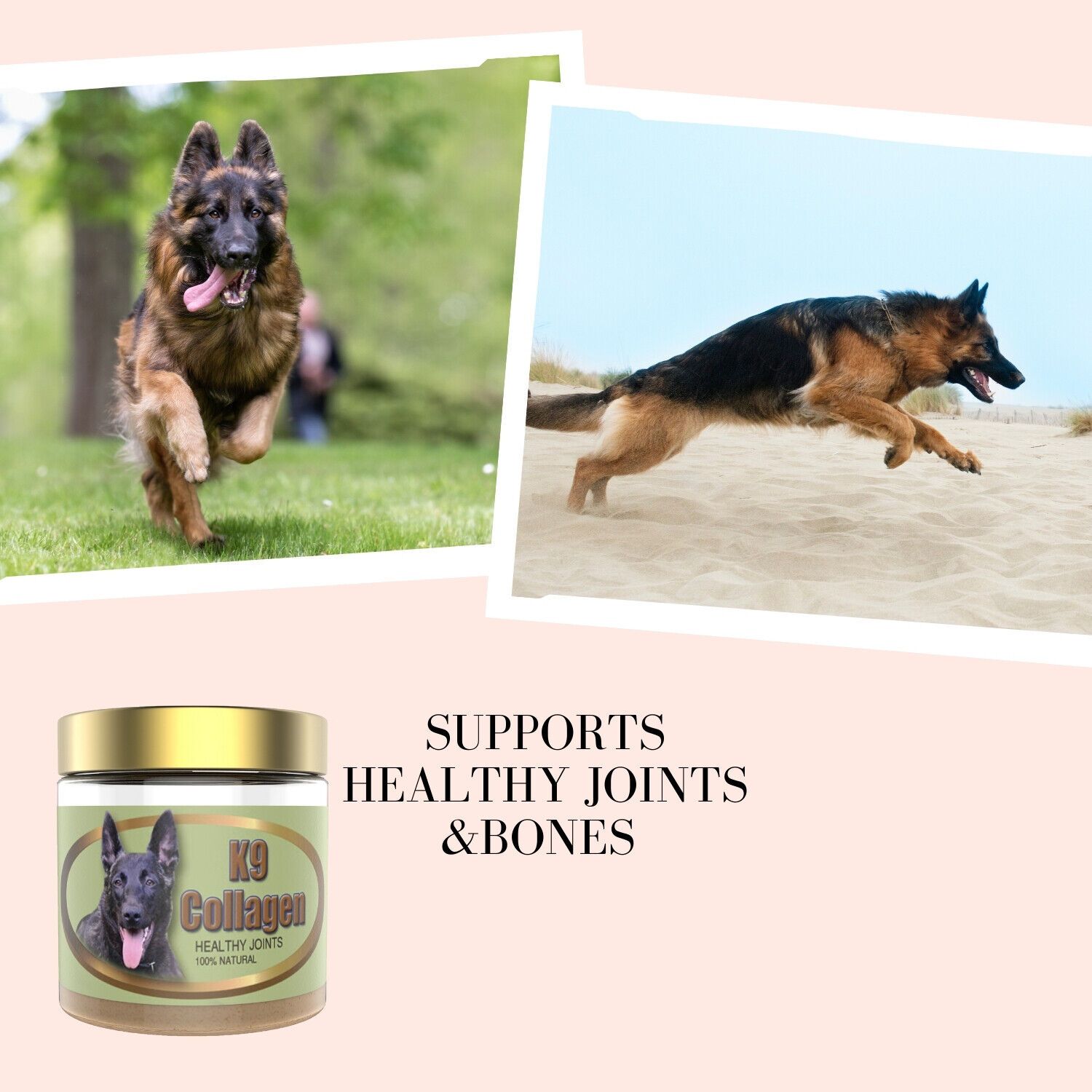 Collagen Hip-Joint Pet Dog Supplements Improve Mobility Health For 1 Month