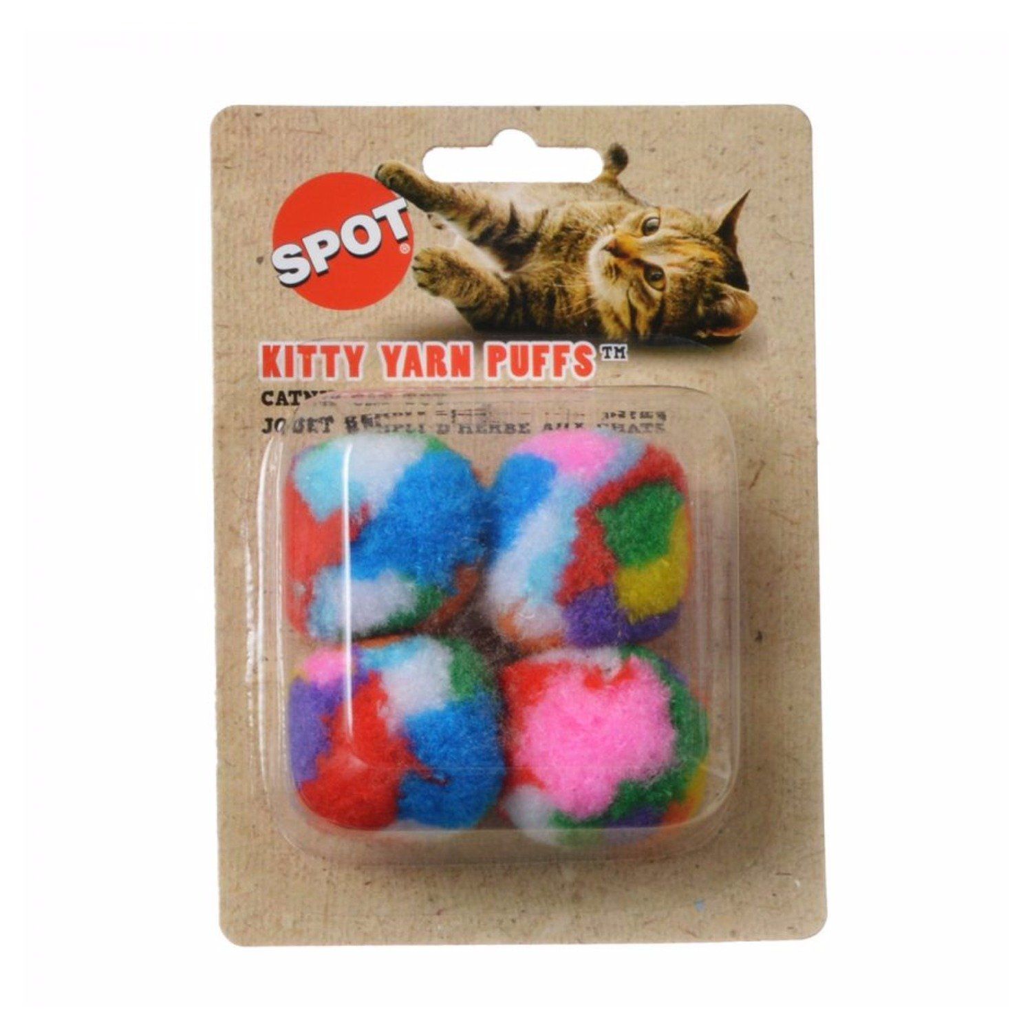 Spot Spotnips Yarn Puffballs Cat Toys (12 Pack)