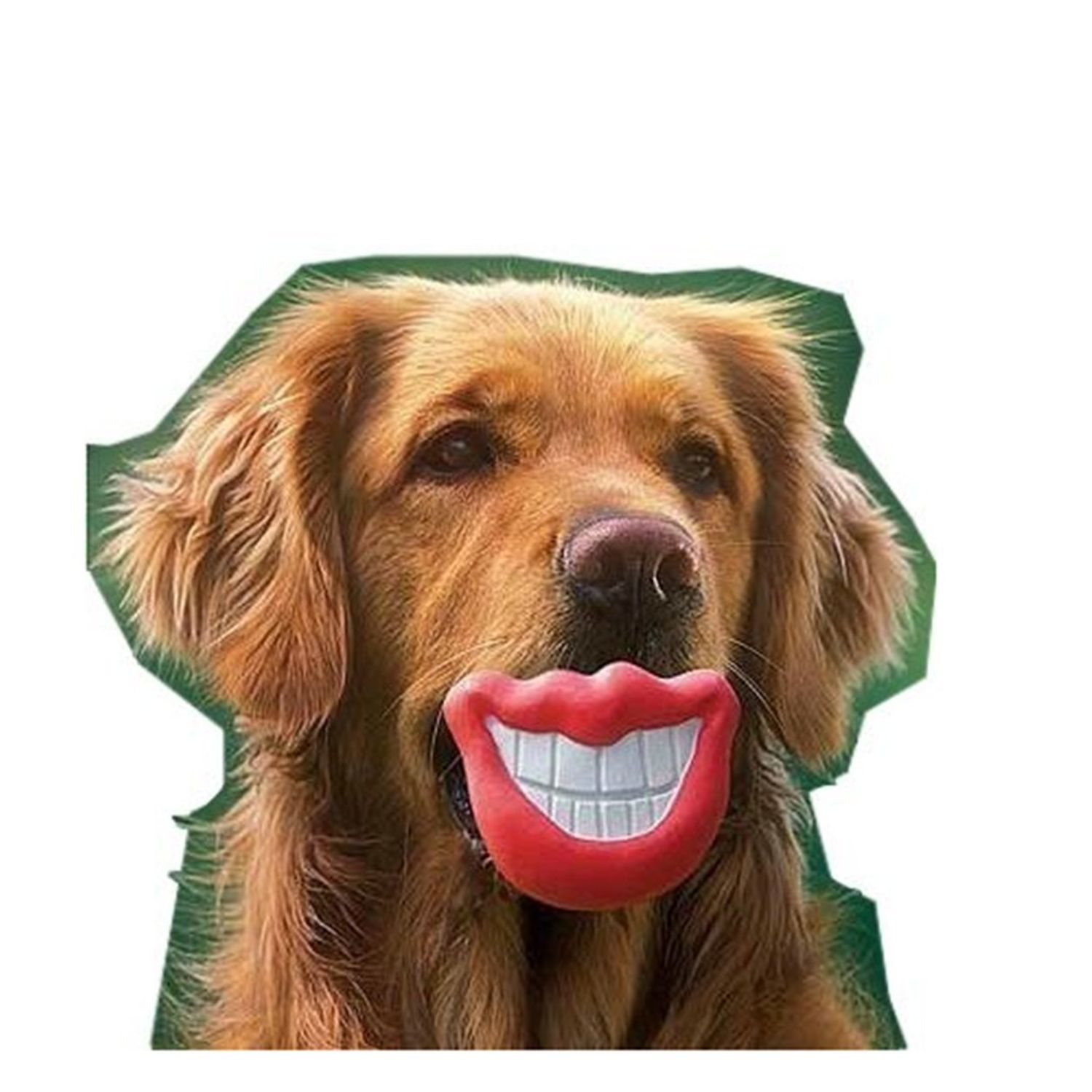Prettysell Puppy Dog Toys Big Red Lip Rubber Toy Dog Toy Lips for Pet Dog with Sound Squeaker Squeaky Toys