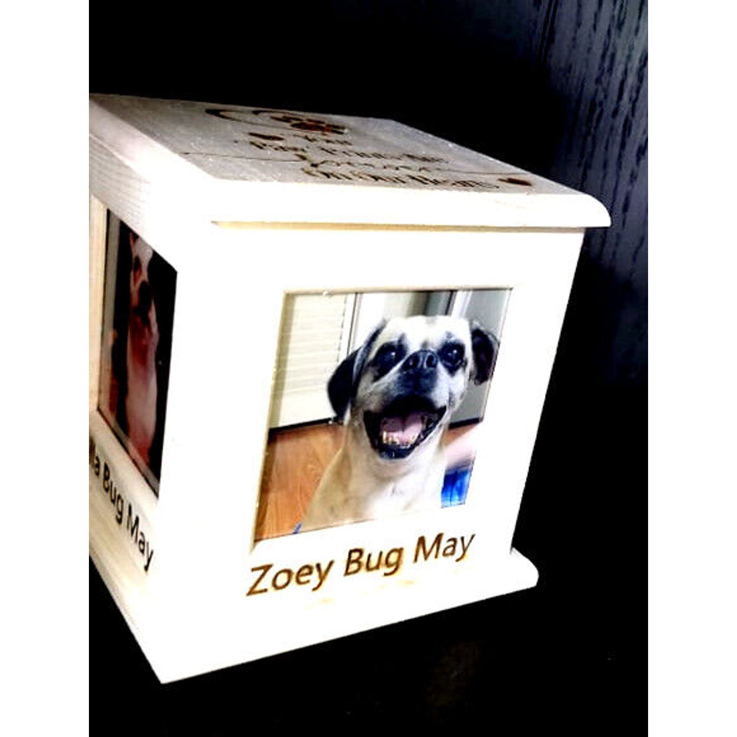 Pet Urn Memorial for Cremation Ashes | Cat Urn & Dog Urn Laser-Engraved ❤️