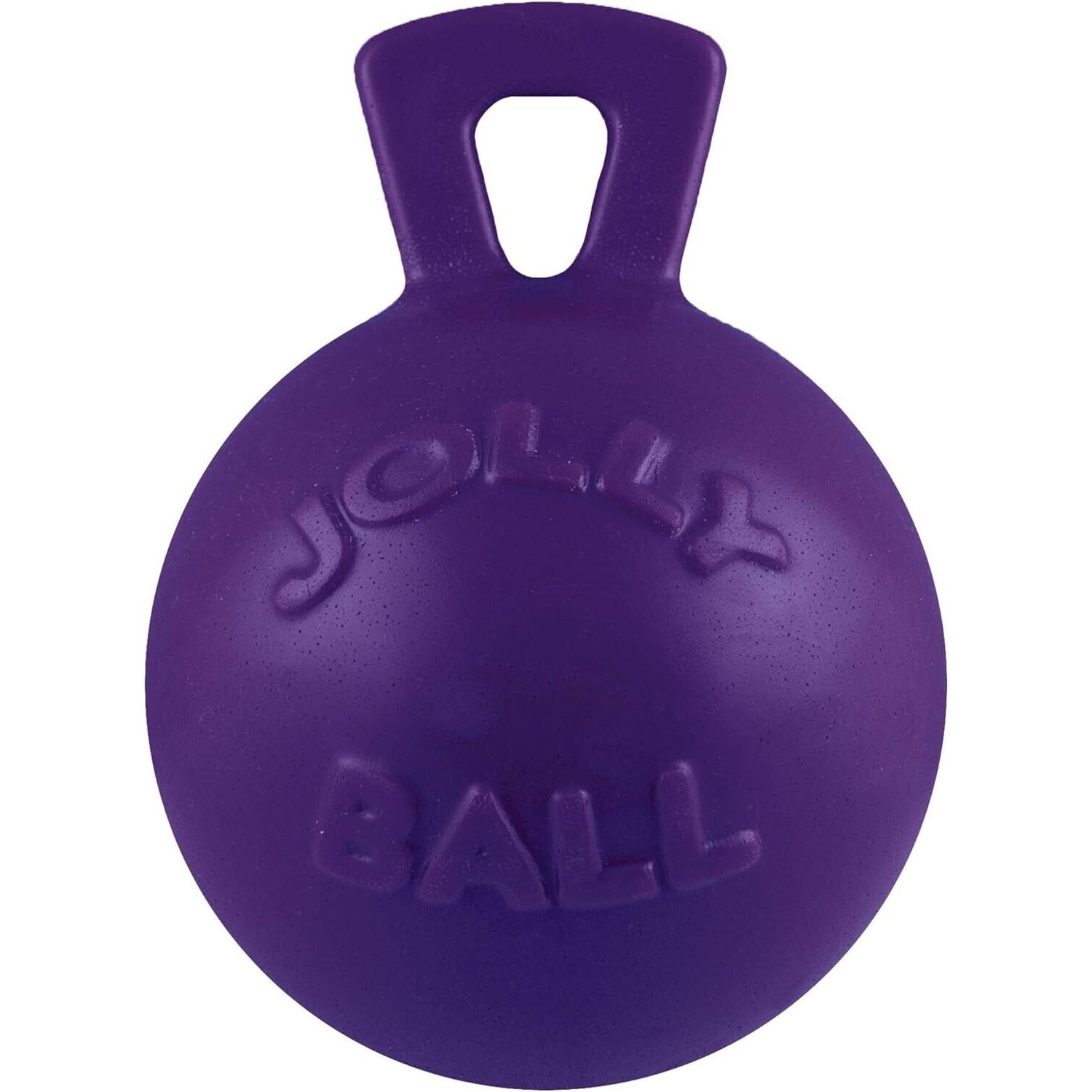 Jolly Pets Tug-n-Toss Heavy Duty Dog Toy Ball with Handle 6 Inches Medium New