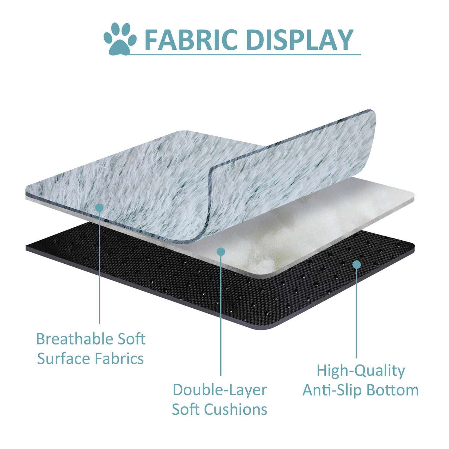 Cat Bed Cave Round Plush Fluffy Pet House Donut Self Warming Pet Dog Bed Kennel