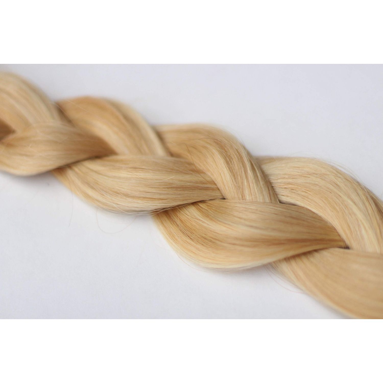TRESSMATCH® 20"-22" Clip in Remy Human Hair Extensions Thick to Ends Ginger Blonde Highlights (Color #27B/613)10 Pieces(pcs) Full Head Set(160grams)