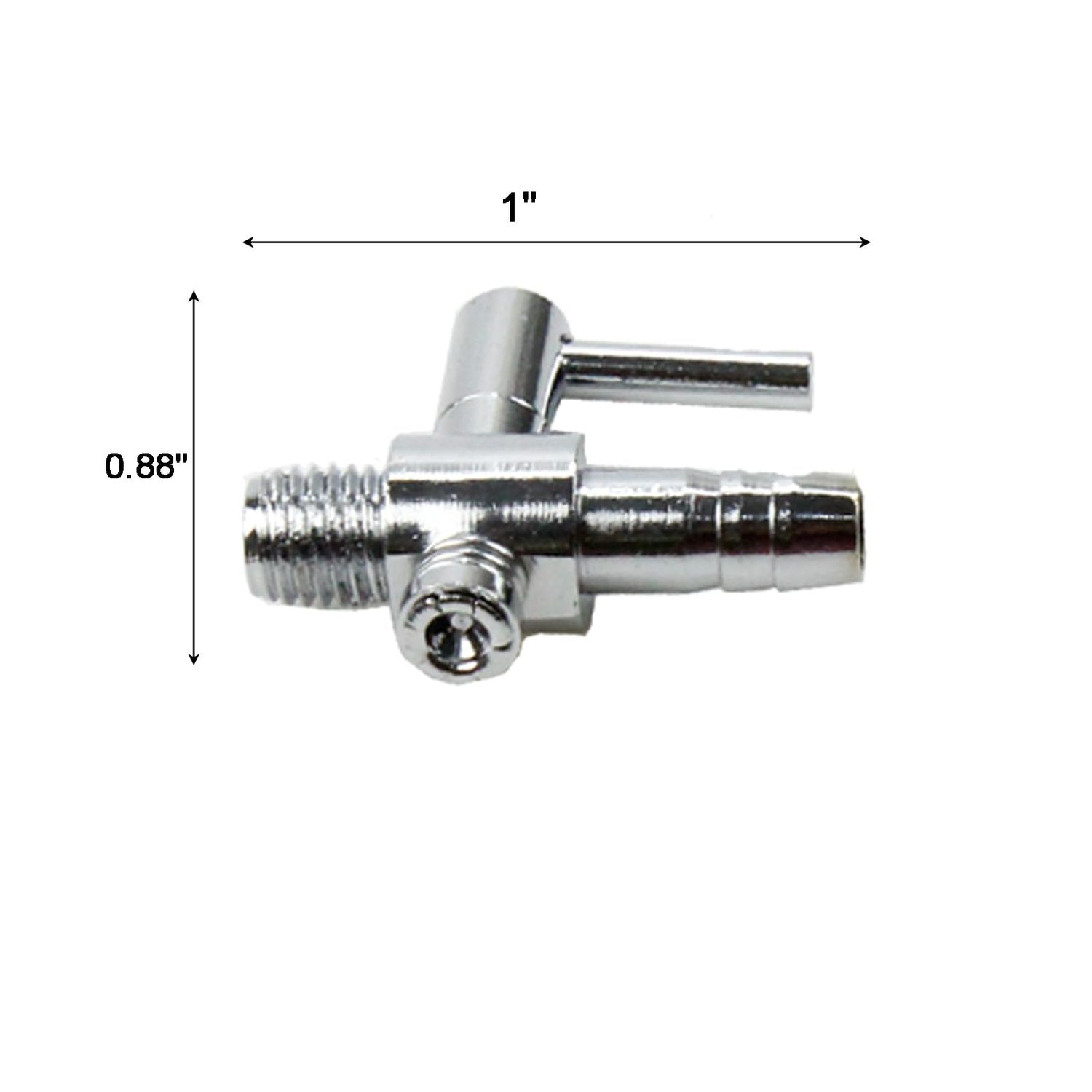 AQUANEAT Aquarium Metal Gang Valves, Air Flow Control Valves, 1 Way Thread Valves, Manifolds Air Distributor for Air Pump,20pcs