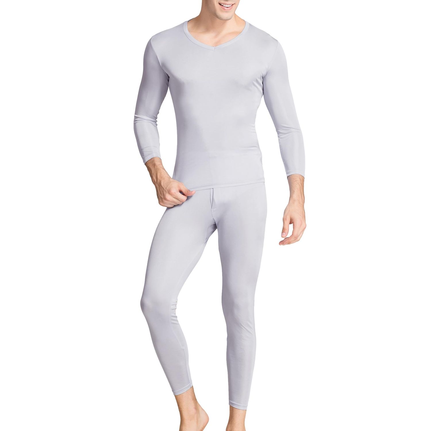 Grenasasilk Men’s Mulberry Silk Thermal Underwear Set