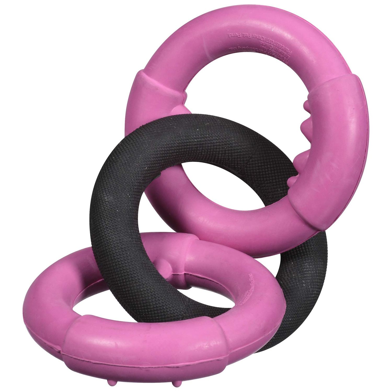 JW Pet Company Big Mouth Rings ST Dog Toy, Small, Colors Vary