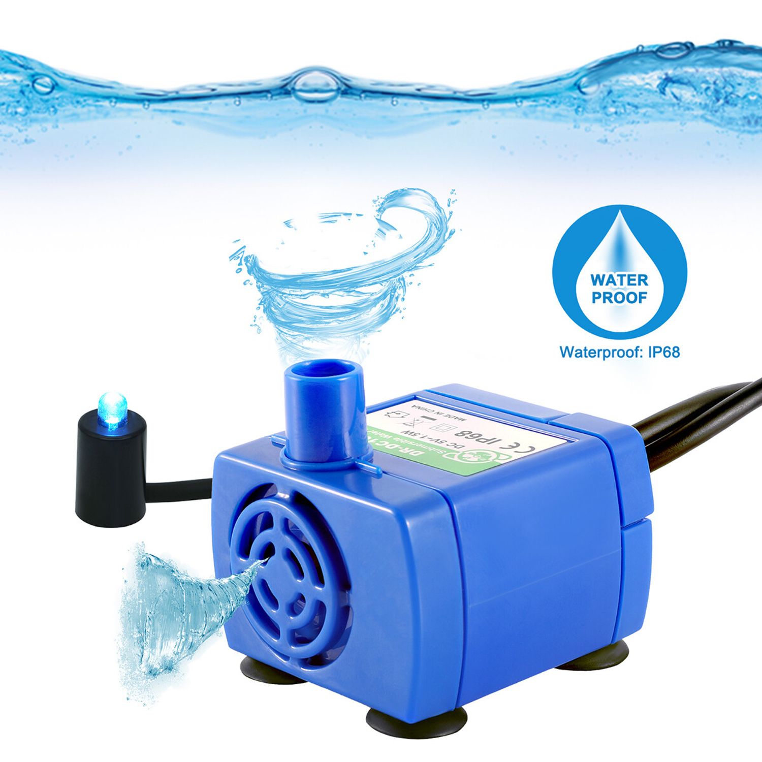 Pet Fountain Pump Replacement Cat Water Fountain Pump for Flower Fountain Automa
