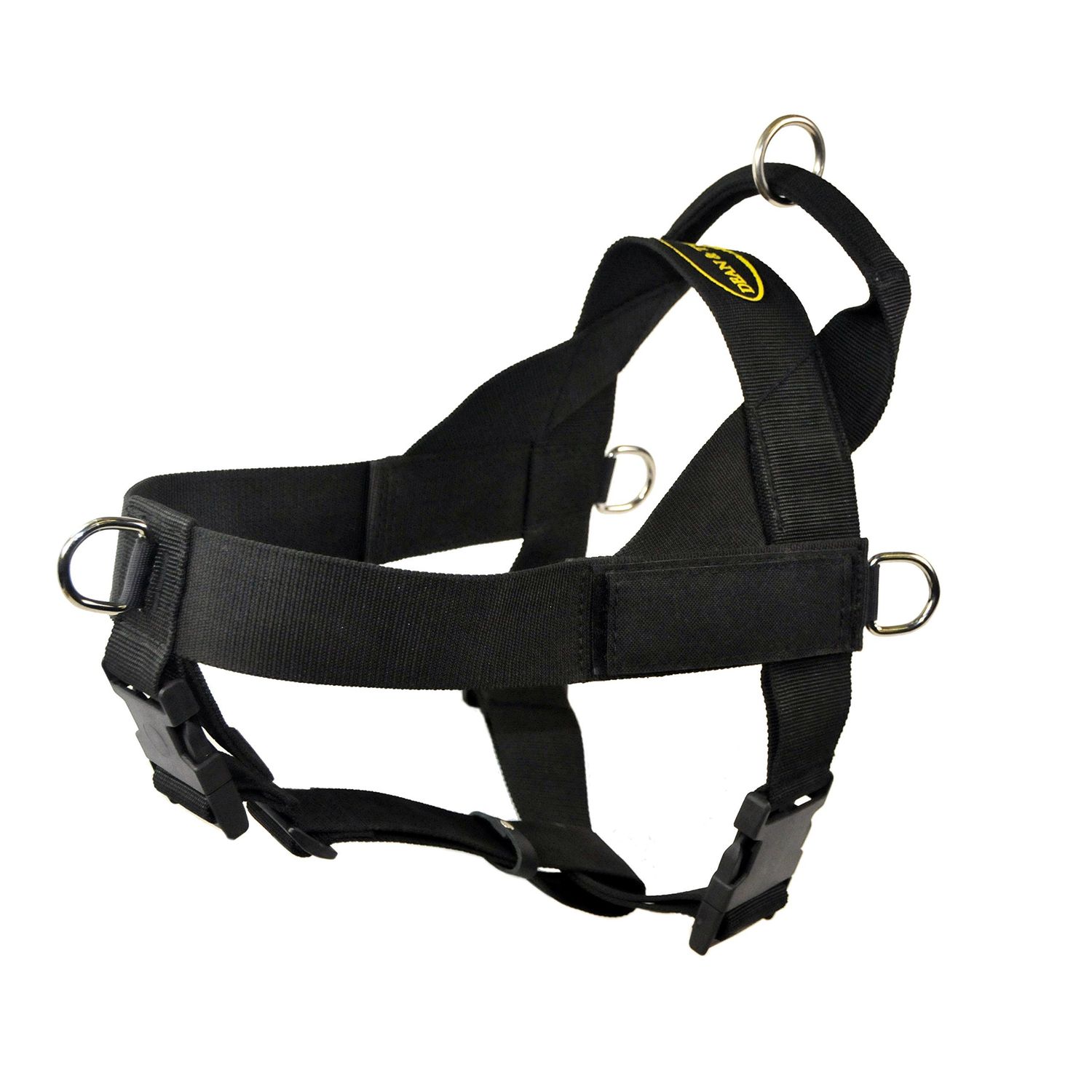 Dean & Tyler D&T UNIVERSAL BK-L DT Universal No Pull Dog Harness with Adjustable Straps, Large, Fits Girth, 79cm to 107cm, Black