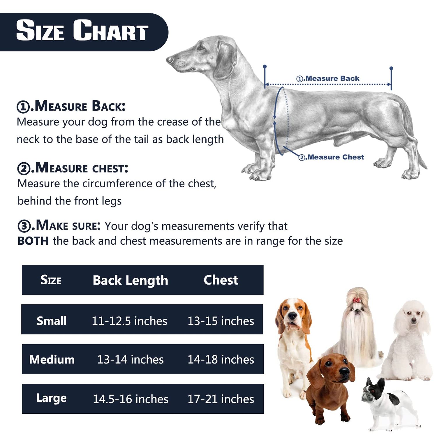 LufeLux Back Brace for Dogs with IVDD, Arthritis, Luxating Patella, Surgical Recovery and Rehabilitation, Dachshund Back Pain Relief, IVDD Harness(Medium)
