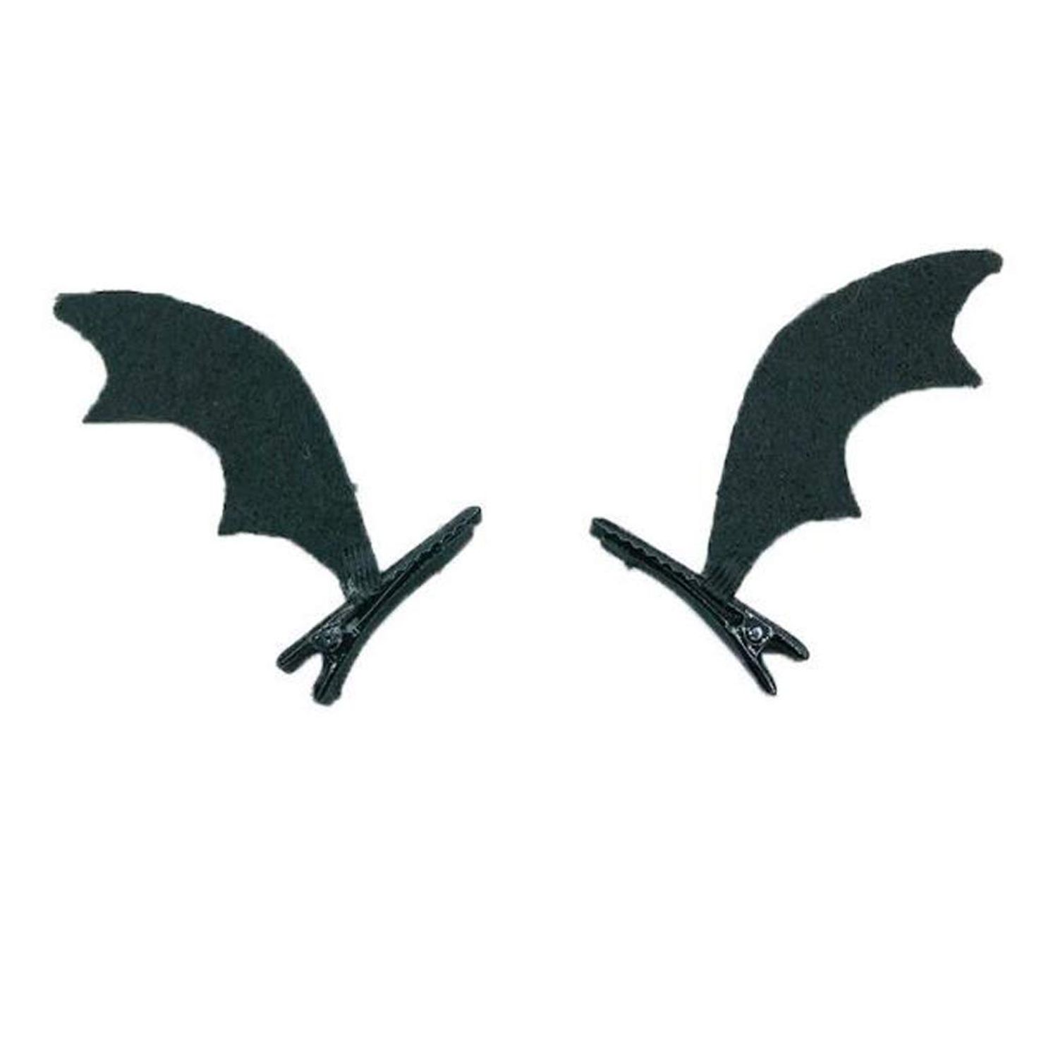 Halloween Cartoon Hair Clips Hairpin Hair Accessories Cosplay Costume WJR06 (Bats Wing Set)