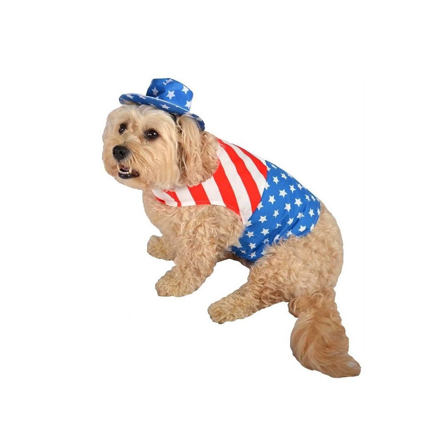 Target Patriot Pet Costume - with Cape and Hat 4 Sizes (Small)