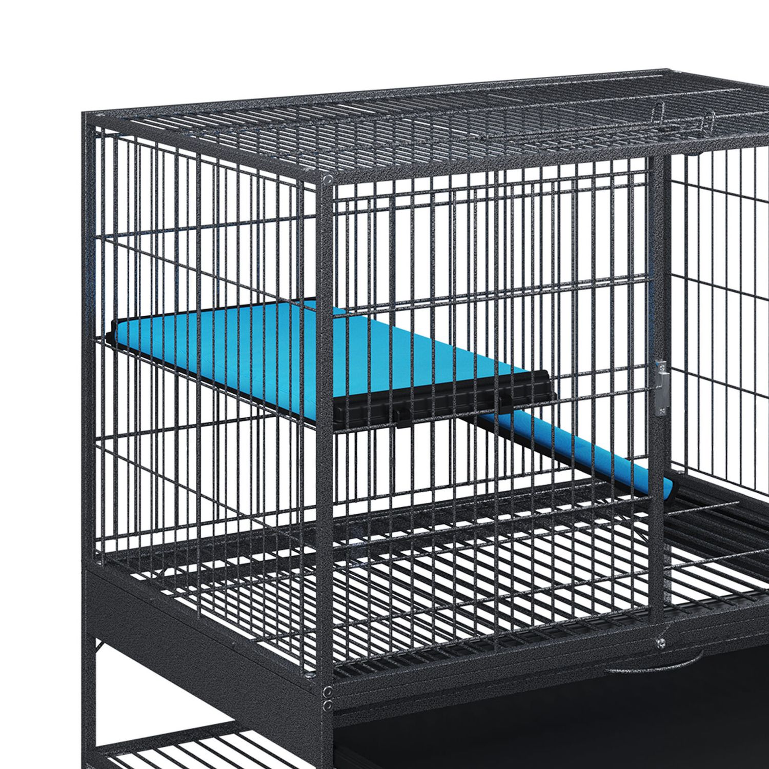 Ferret Cage 32 x 22 x 33 Inch Small Bunny Hutch / Critter Cage for Hamster
