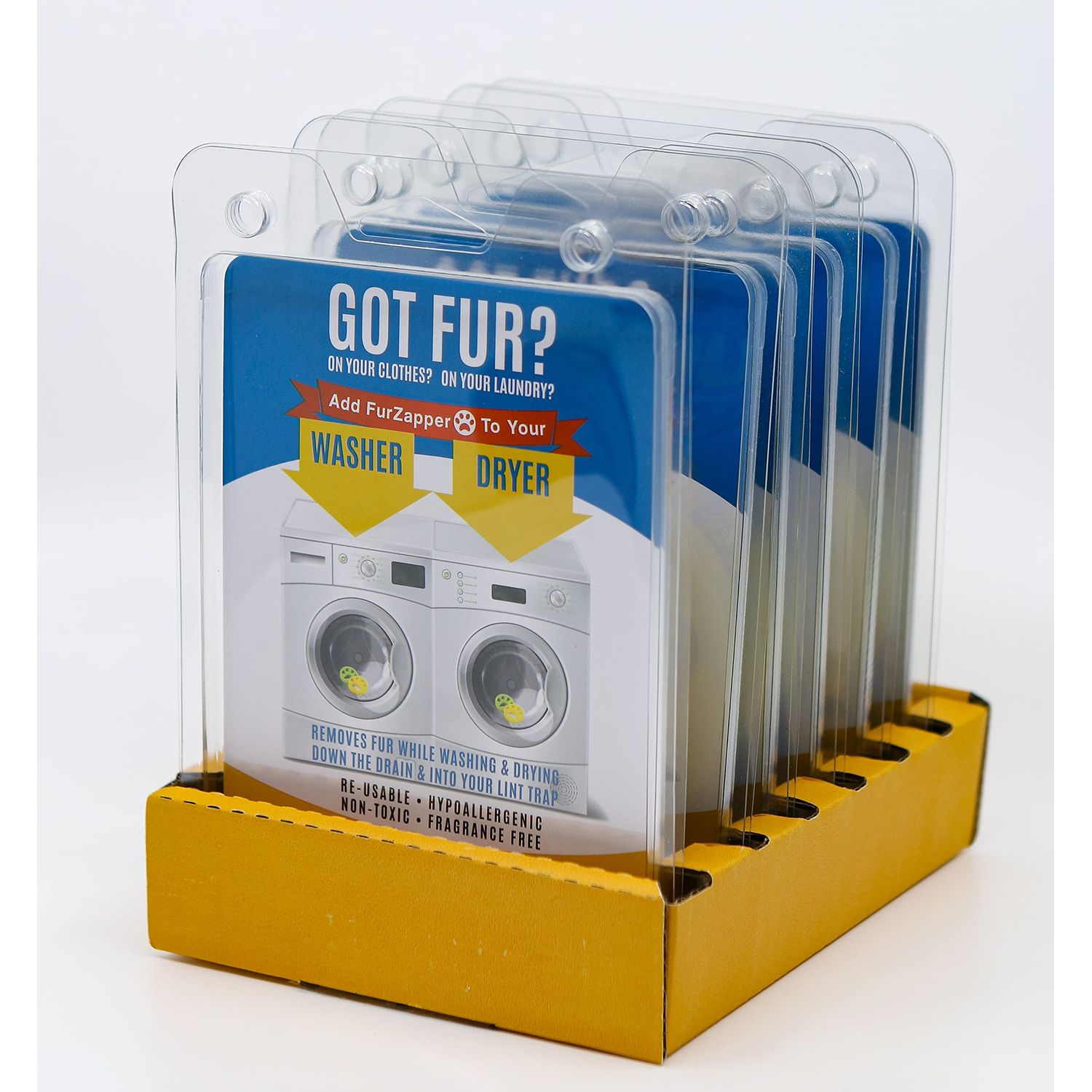 1 PK FurZapper Pet hair remover for laundry