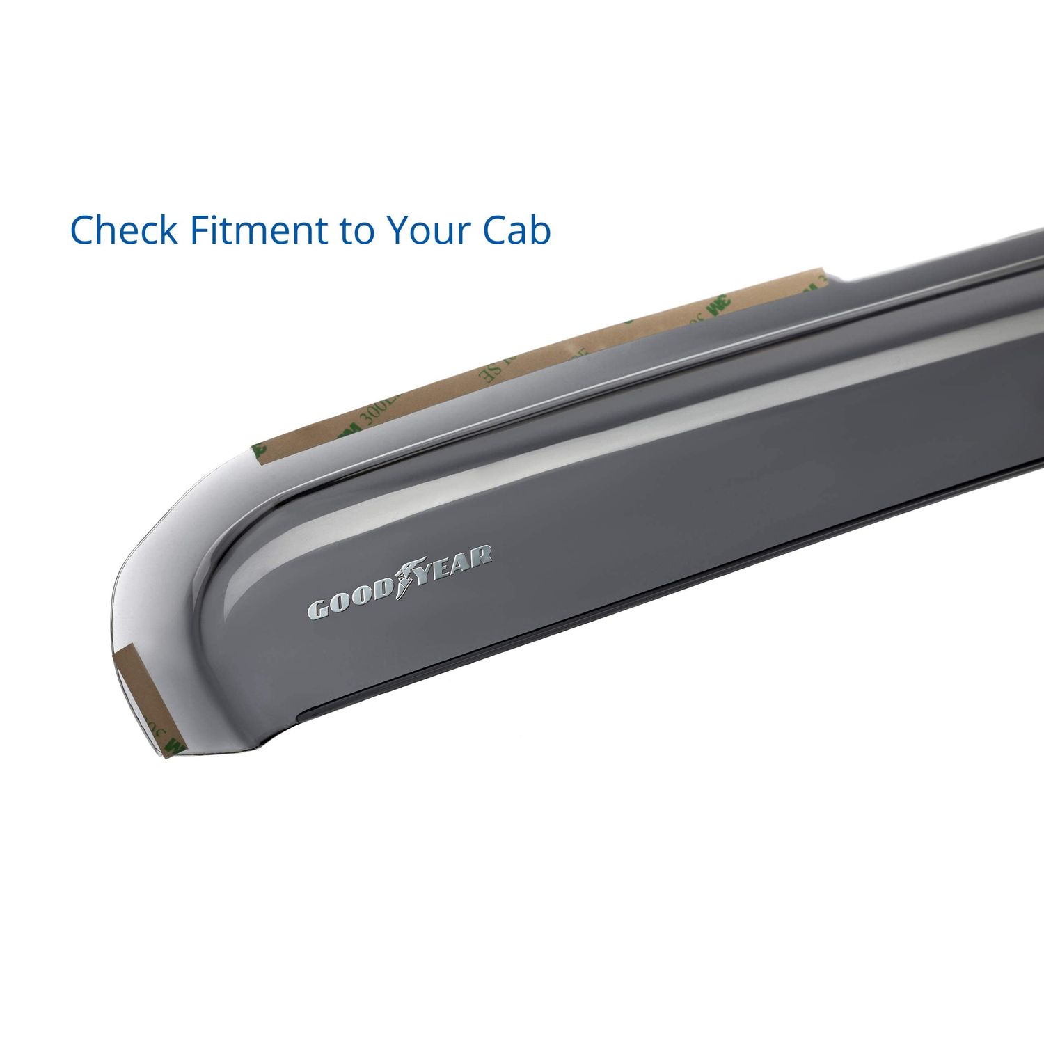 Goodyear Shatterproof in-Channel Window Deflectors for Trucks Dodge RAM 1500 2019-2024 Crew Cab, Rain Guards, Window Visors for Cars, Vent Deflector, Truck Accessories, 4 pcs- GY003413LP