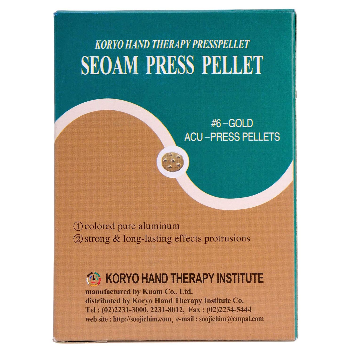 Silver Korean Koryo Hand Therapy - KHT Seoam Seoambong Press Pellet #6-Silver (1)
