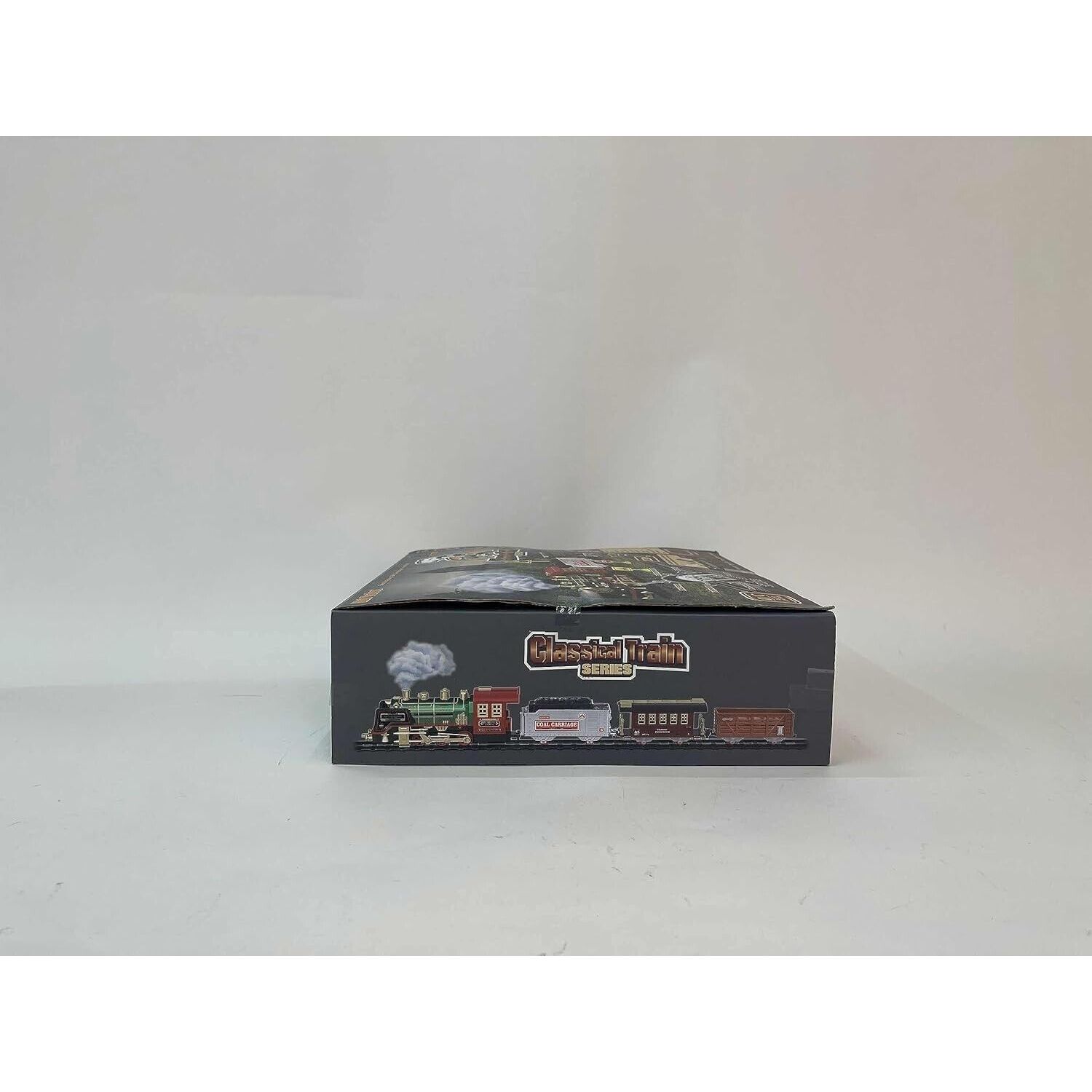 Christmas Electric Train Set with Remote Control, Sound, Light & Tracks, Kids 3+