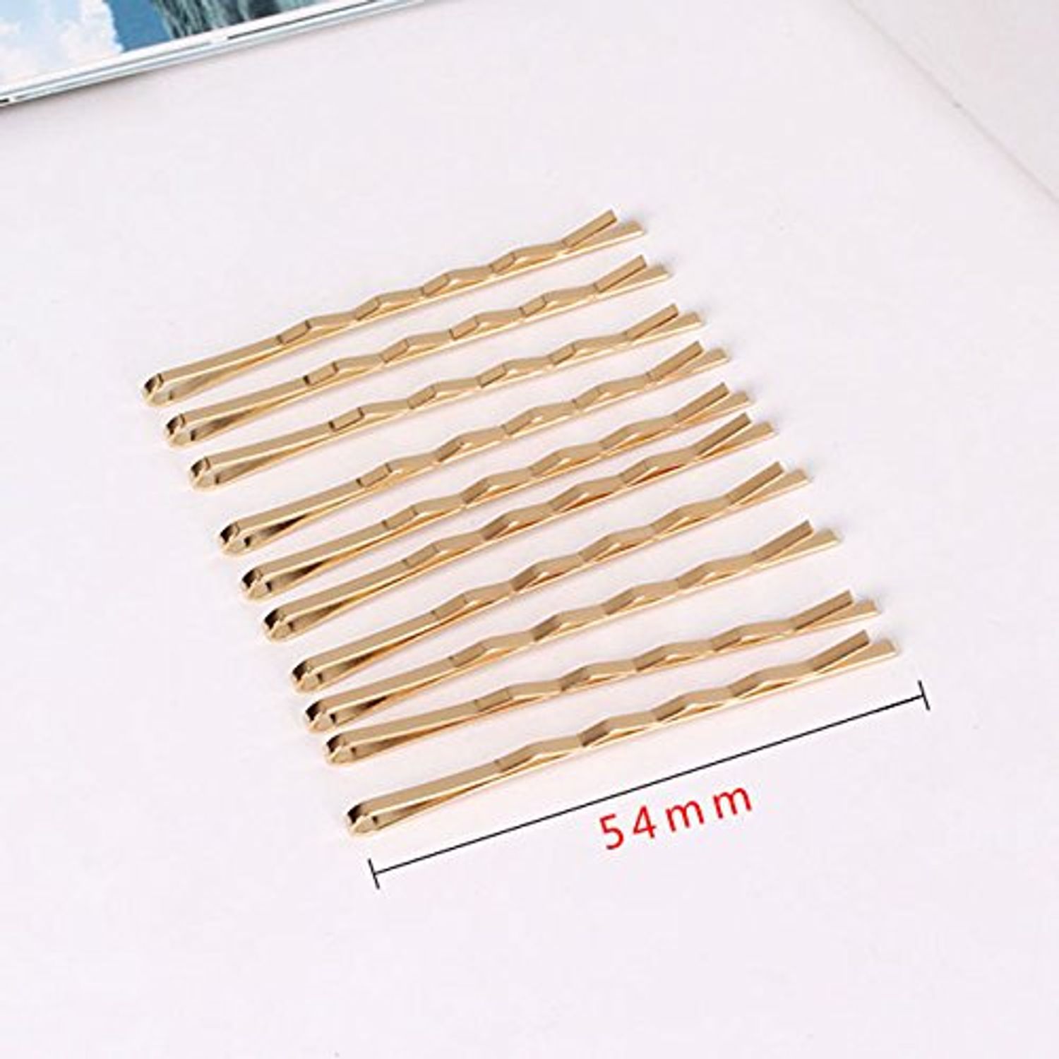 20Pcs 2" Gold Bobby Pins Hair Clips for Hair Decoration for Lady Girls
