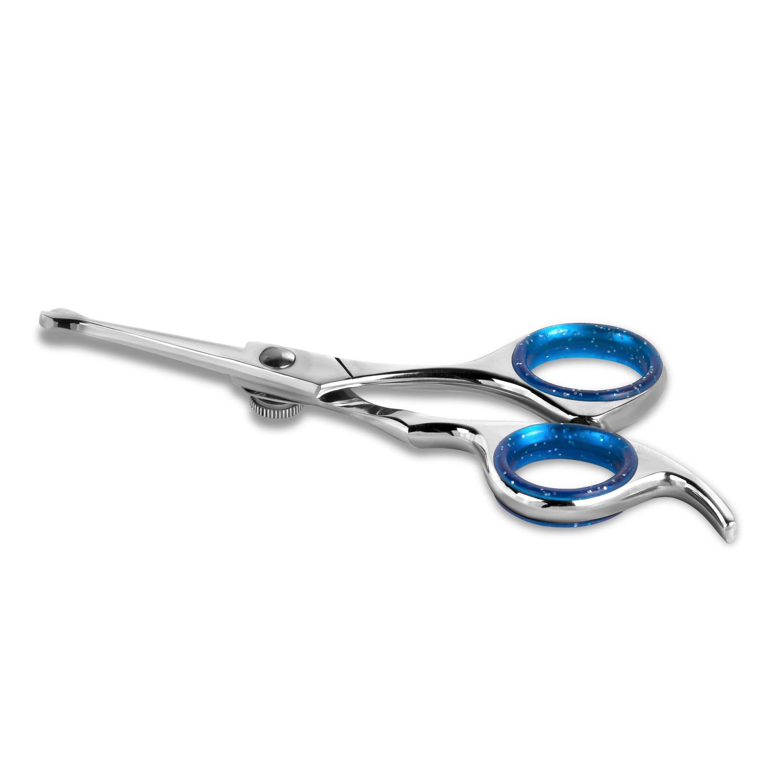 Laazar Straight Dog Grooming Scissors - Comfortable Around The Eyes Cat & Dog Scissors | Blunt Dog Trimming Scissors| Premium Stainless Steel | Grooming Scissors For Dogs - Dog Hair Scissors