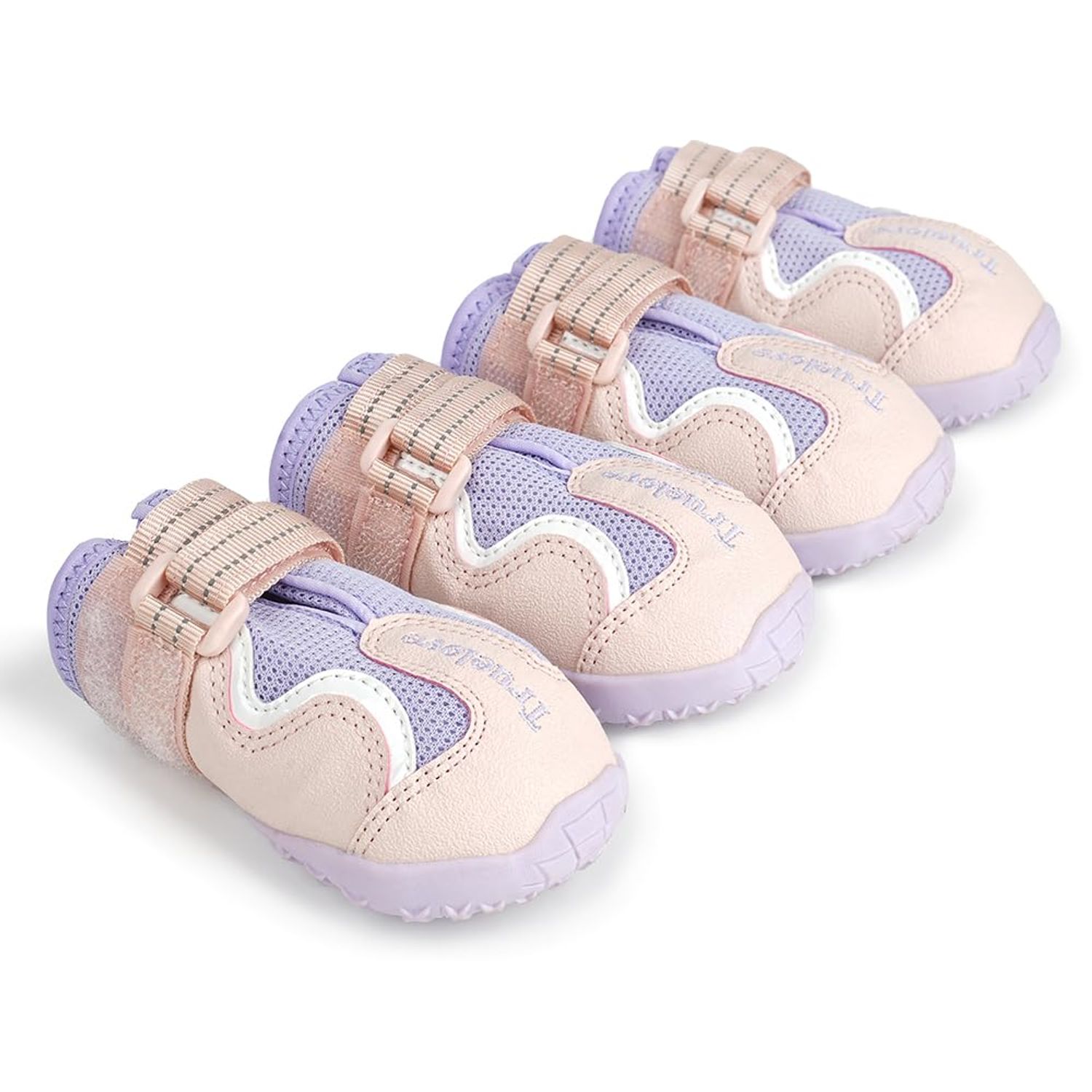 MOKCCI Truelove Dog Boots,Waterproof Dog Booties for Outdoor,Dog Shoes with Reflective Straps for Small Medium Large Dog