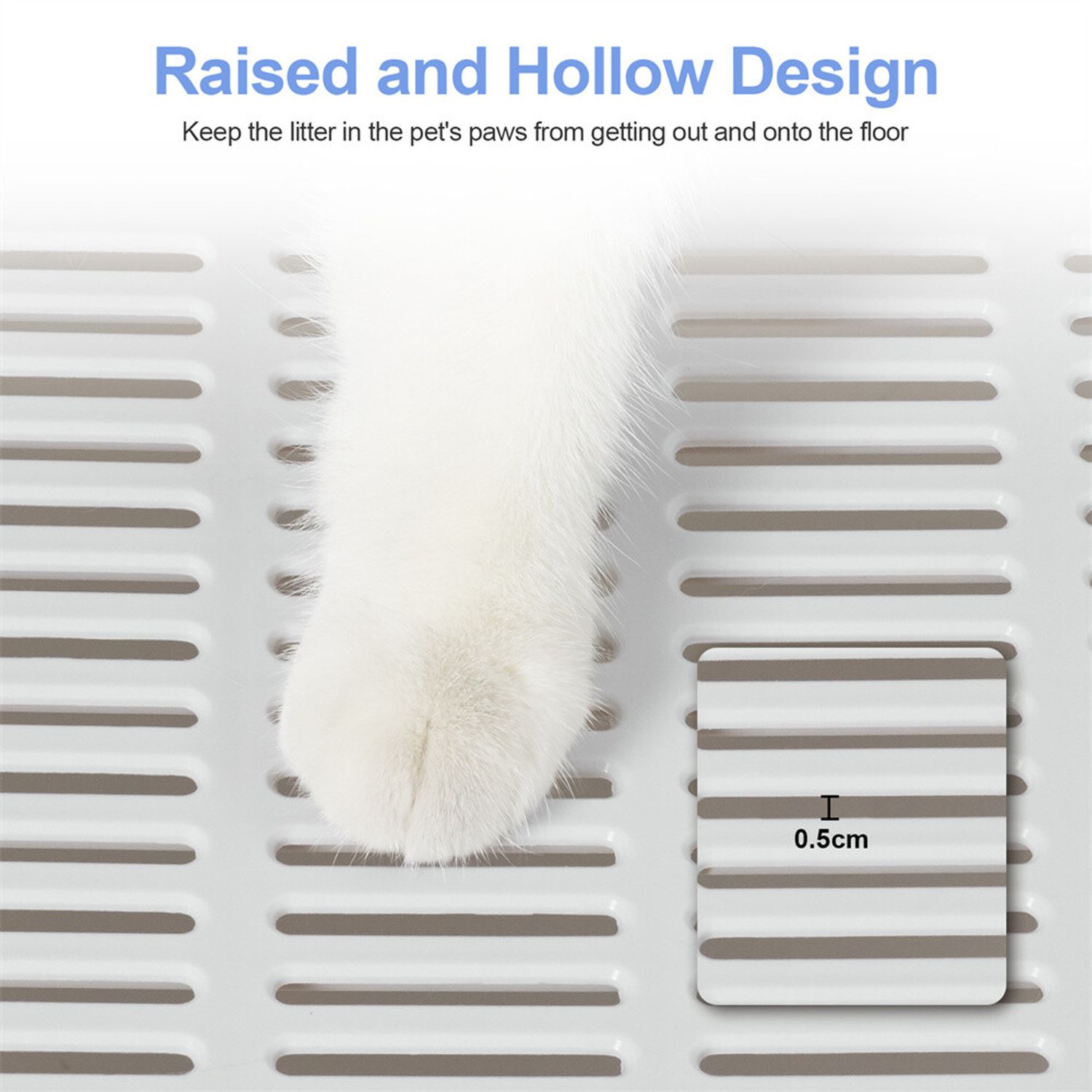 XL Foldable Cat Litter Box With Lid Enclosed Cat Potty Anti-splashing Cat Toilet