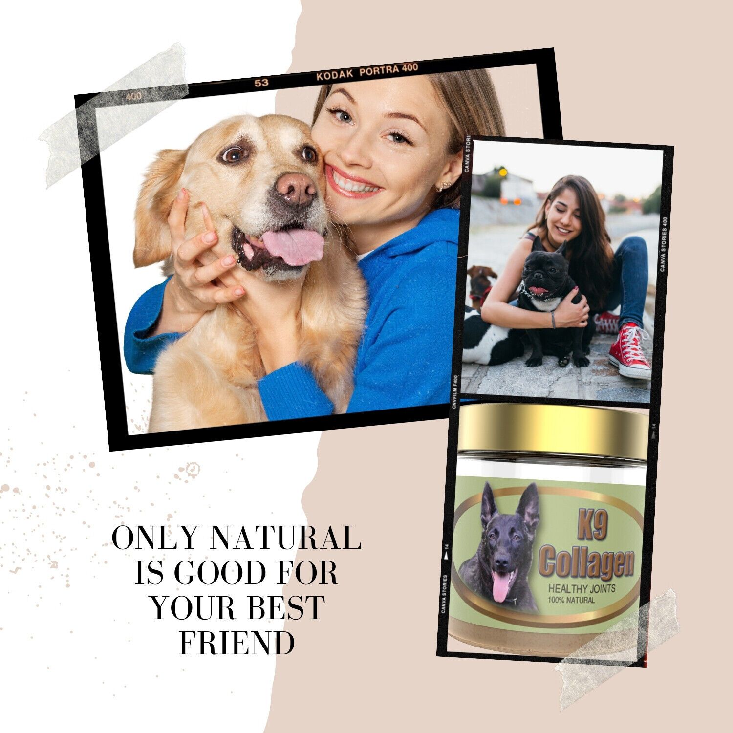 Collagen Hip-Joint Pet Dog Supplements Improve Mobility Health For 1 Month
