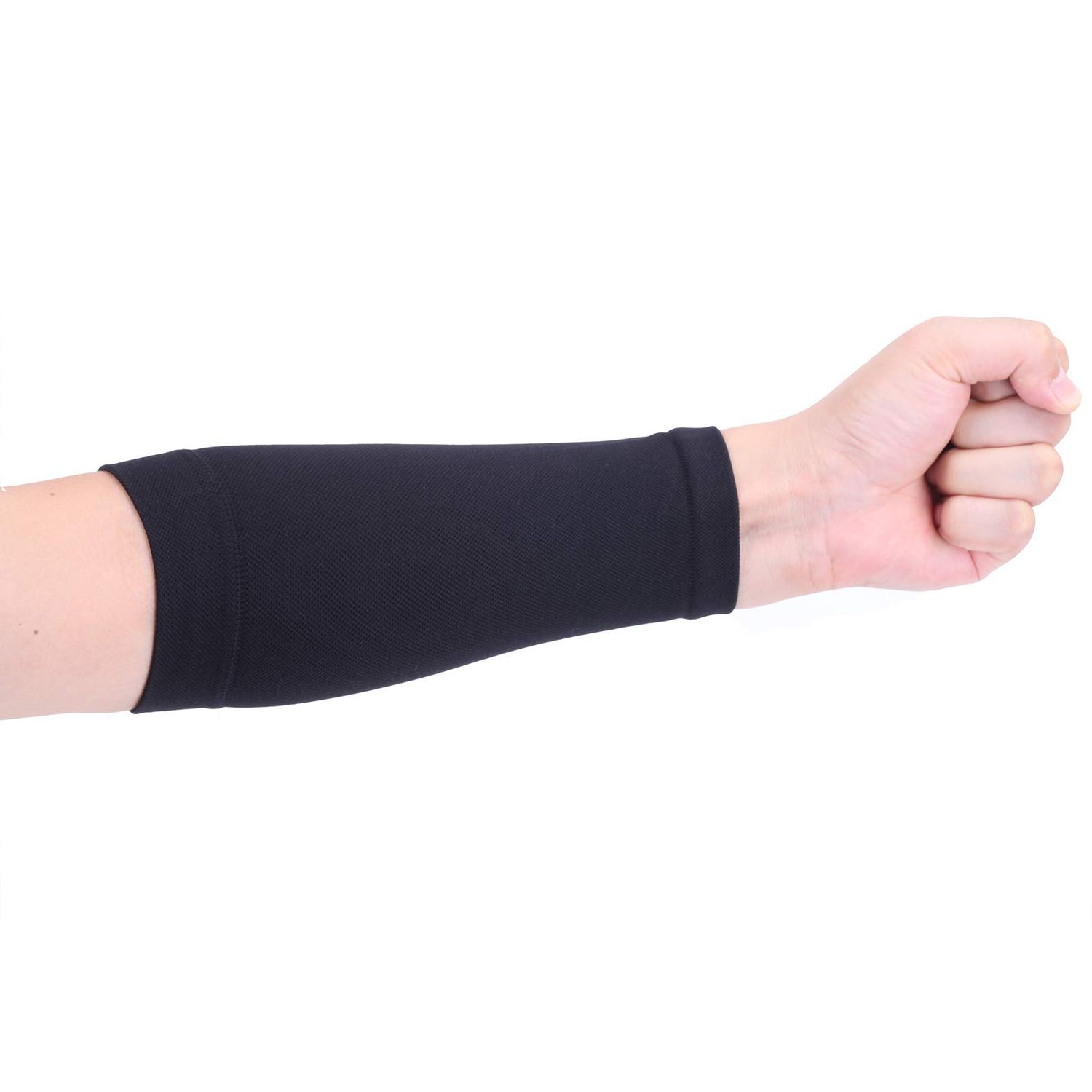 20LY 1 Pair Forearm Compression Sleeves for Men Women Tattoo Cover Up Sleeve Tattoo Aftercare Supplies (M, Black)