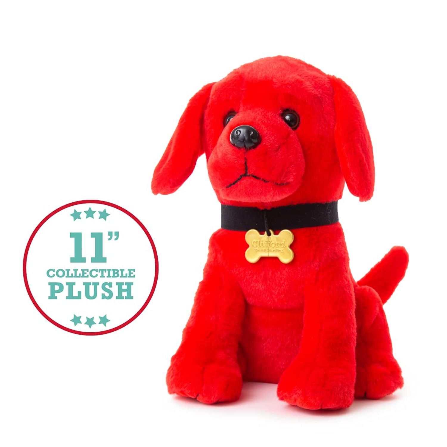Clifford The Big Red Dog Plush Toy Collectable - Based Off of Clifford Live Action Movie - Officially Licensed Children’s Book Plush Doll - PBS Educational Toy for Adult, Teens, Kids - 11” Tall Plush
